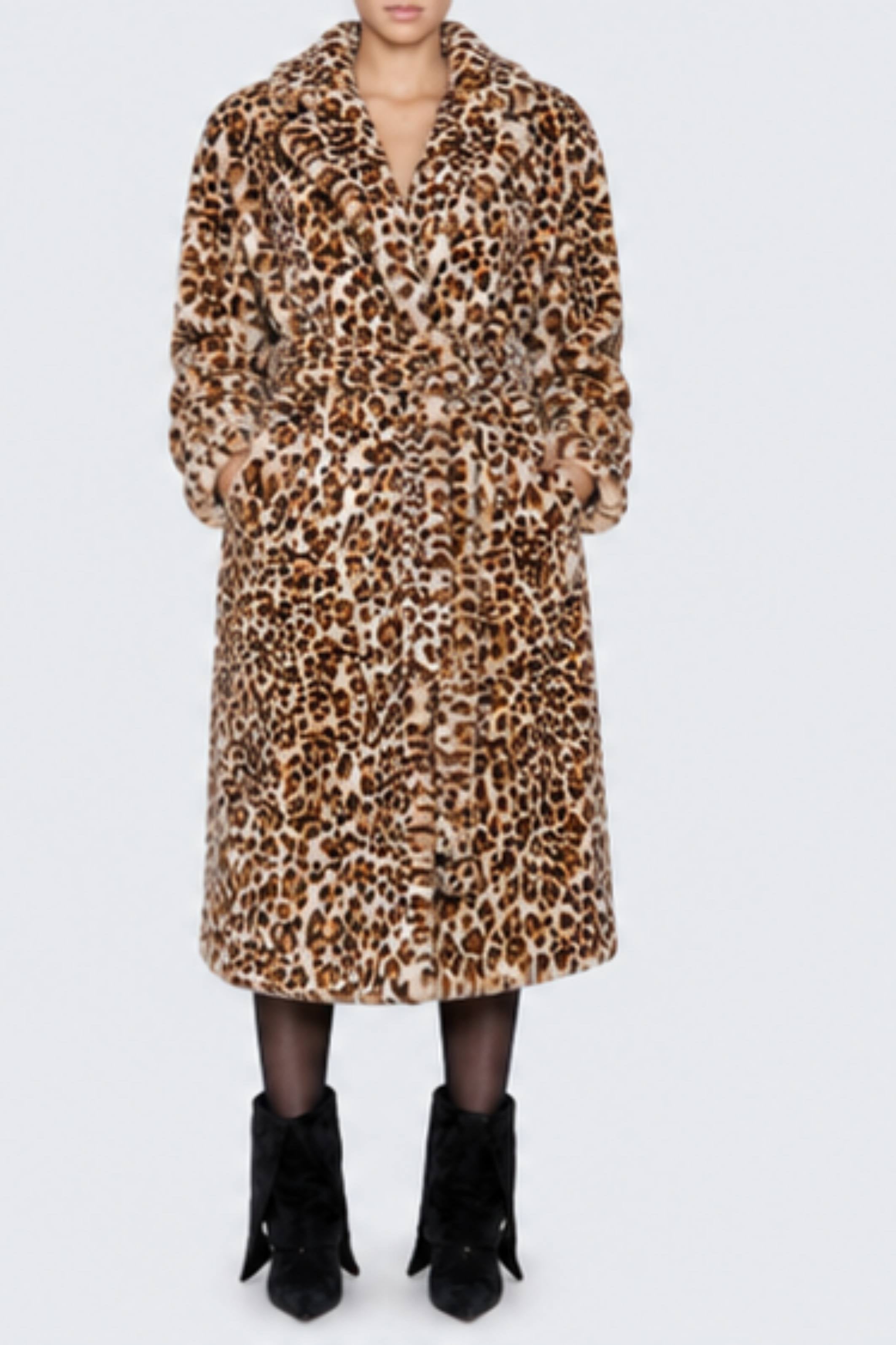 Vera Fur Coat Leopard