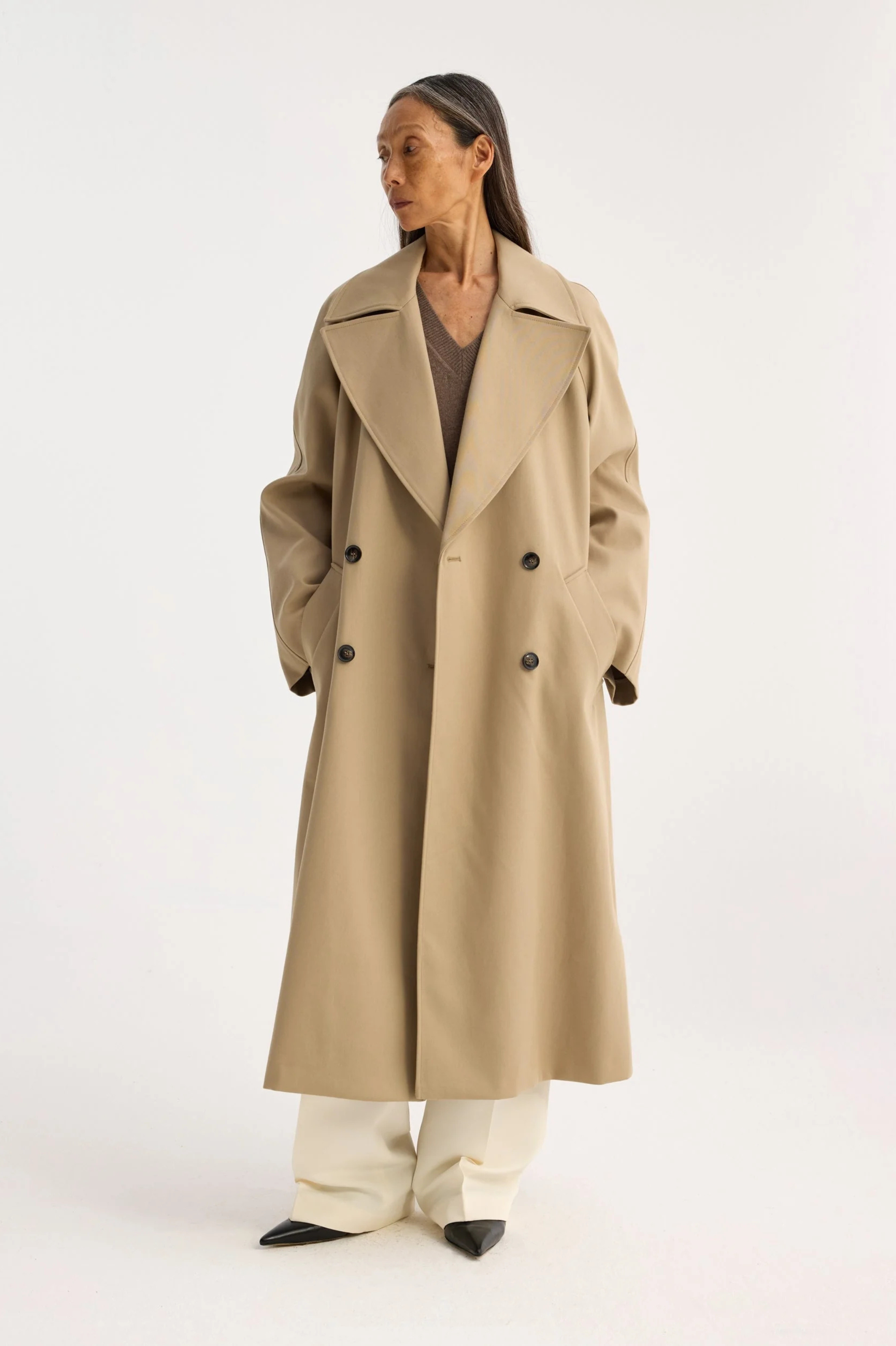 Khaki Classic trench coat - Bessette
