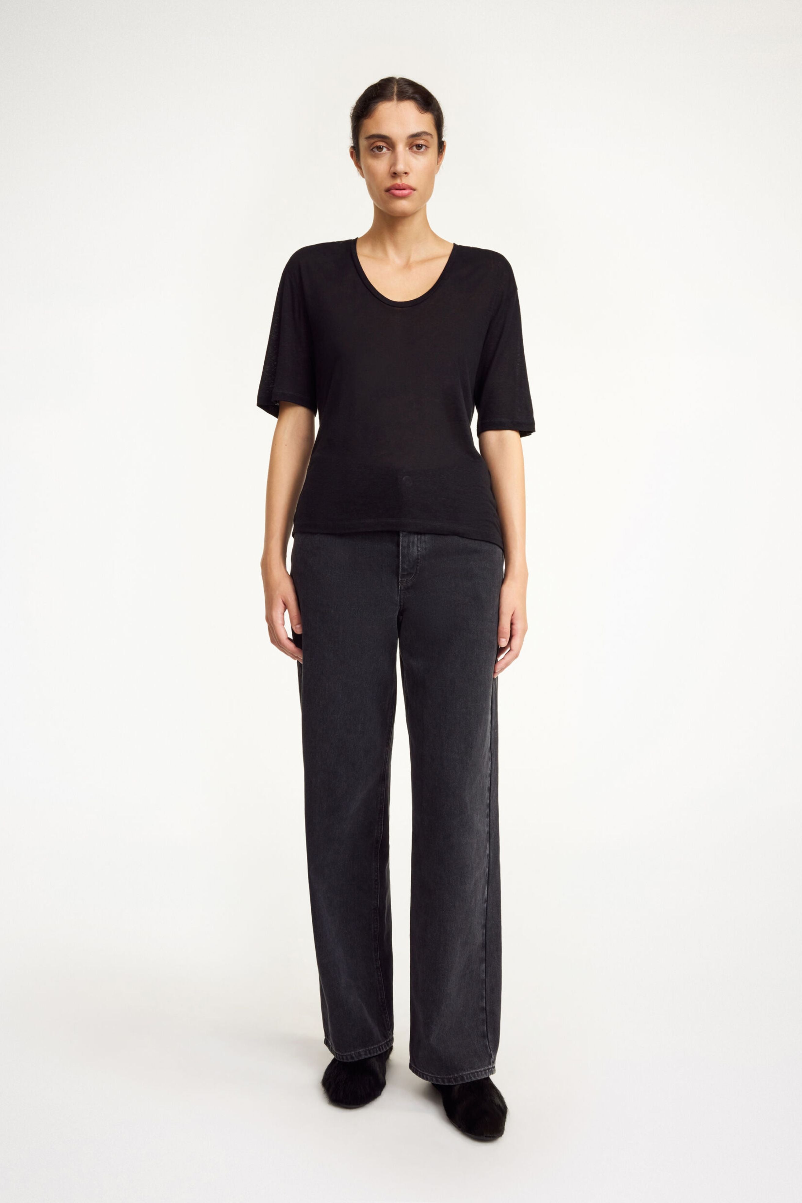 By Malene Birger Black Amaringa T-Shirt