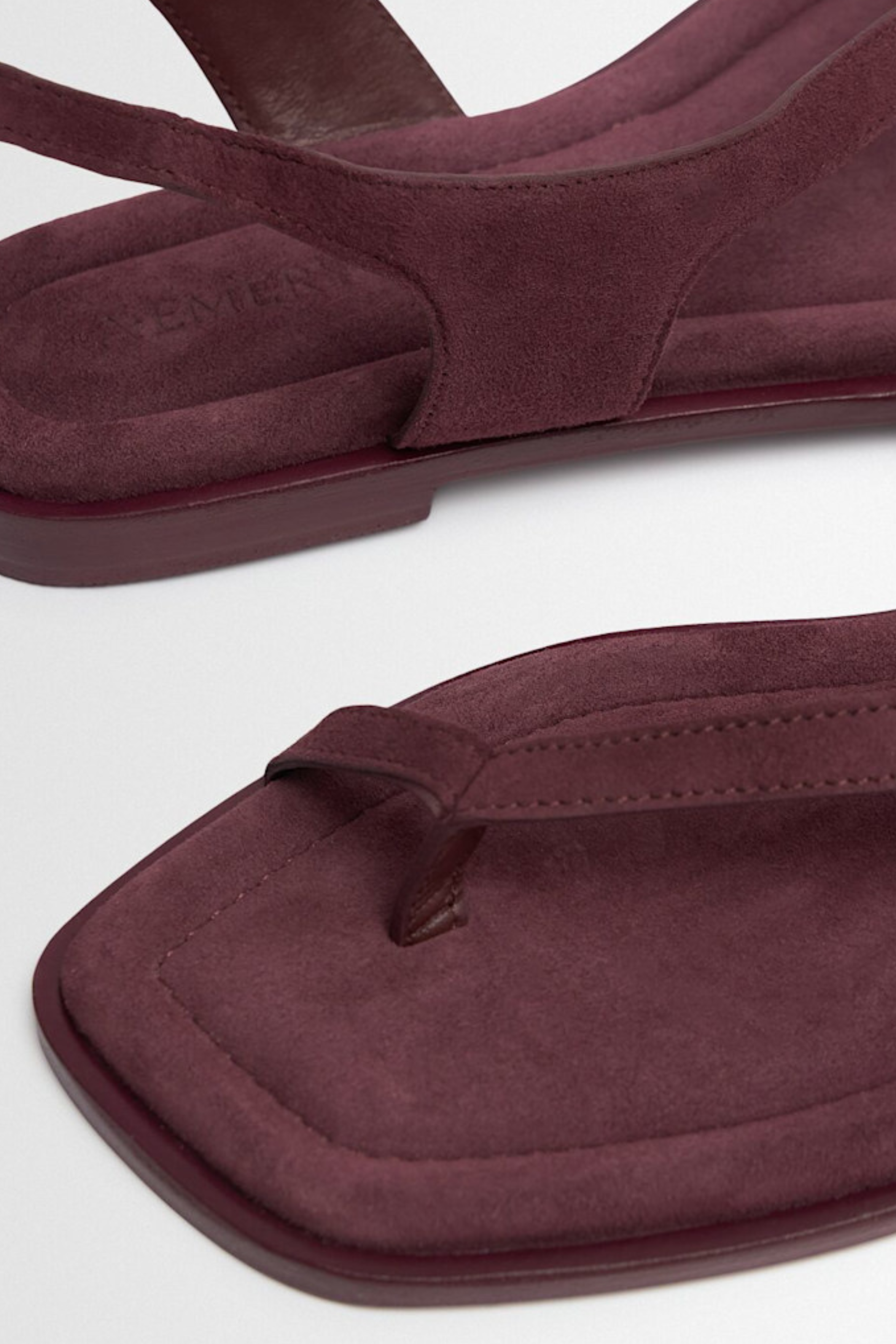 The Heidi Sandal Mulberry Suede - Bessette