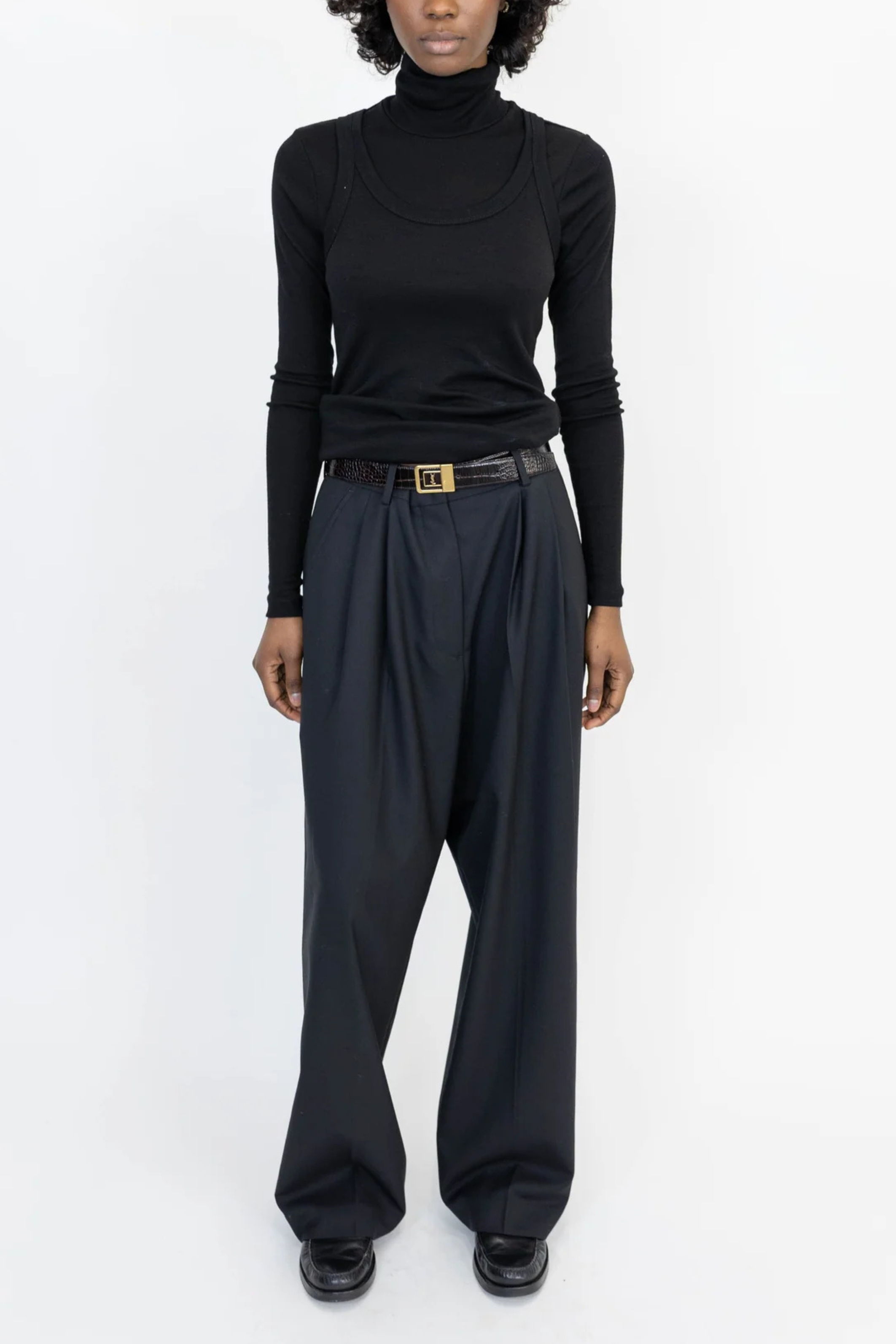 Double-layer wool top - Bessette