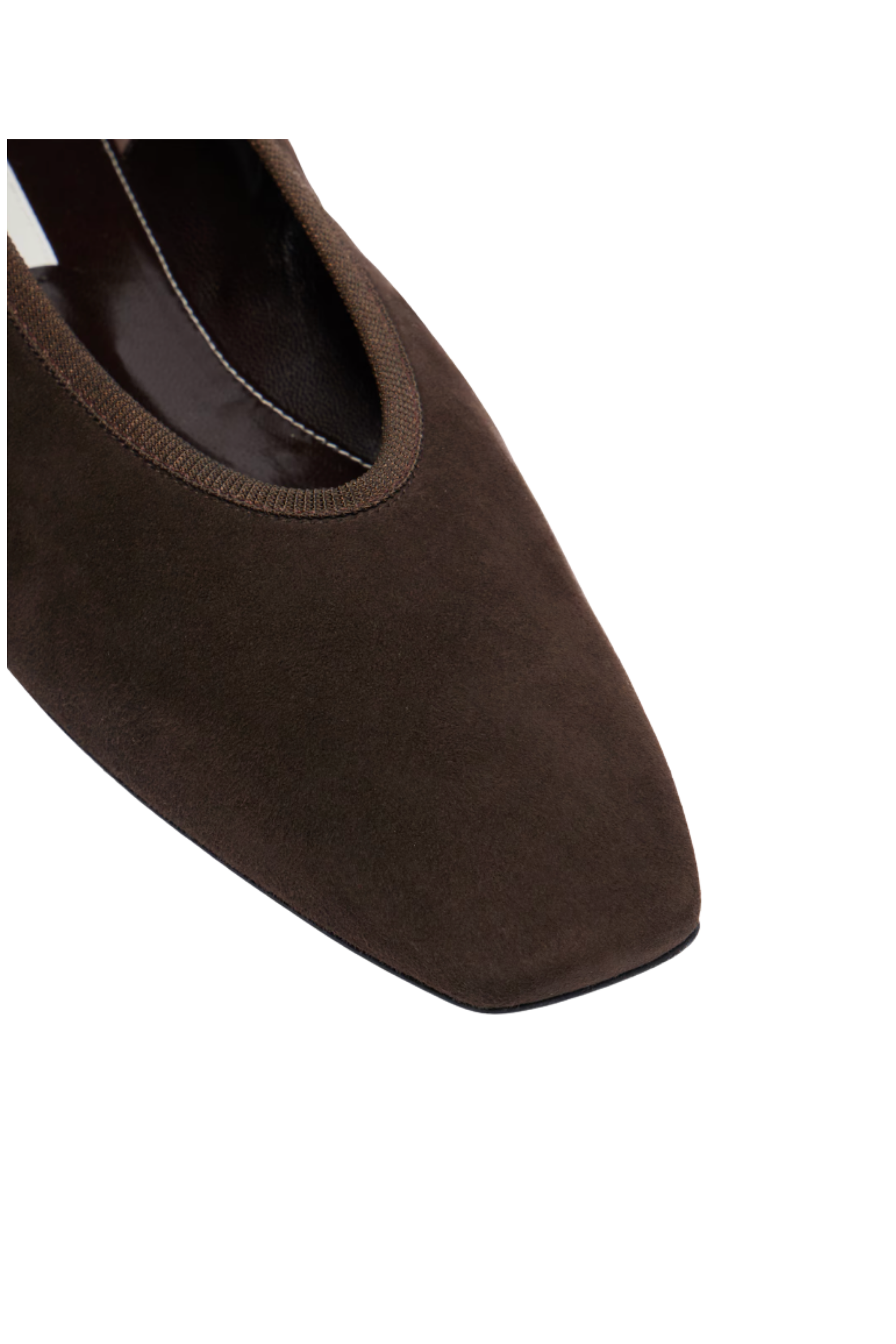 Minimalist Suede Ballerinas Pepper