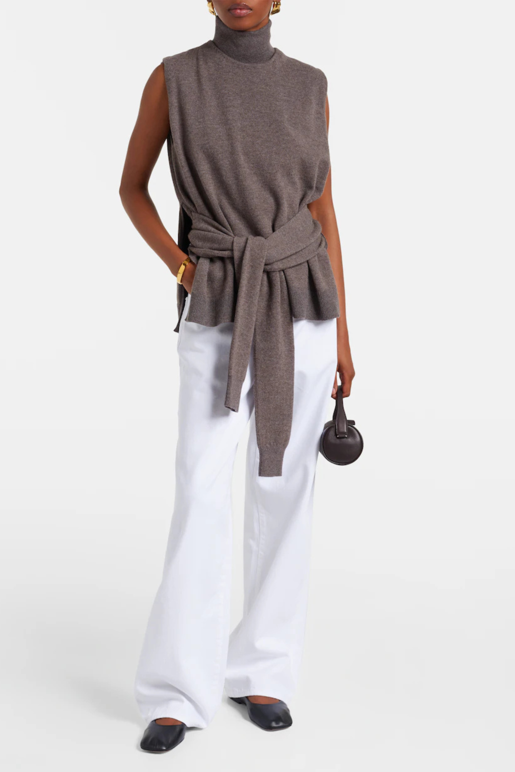 Double-layered knit top - Bessette
