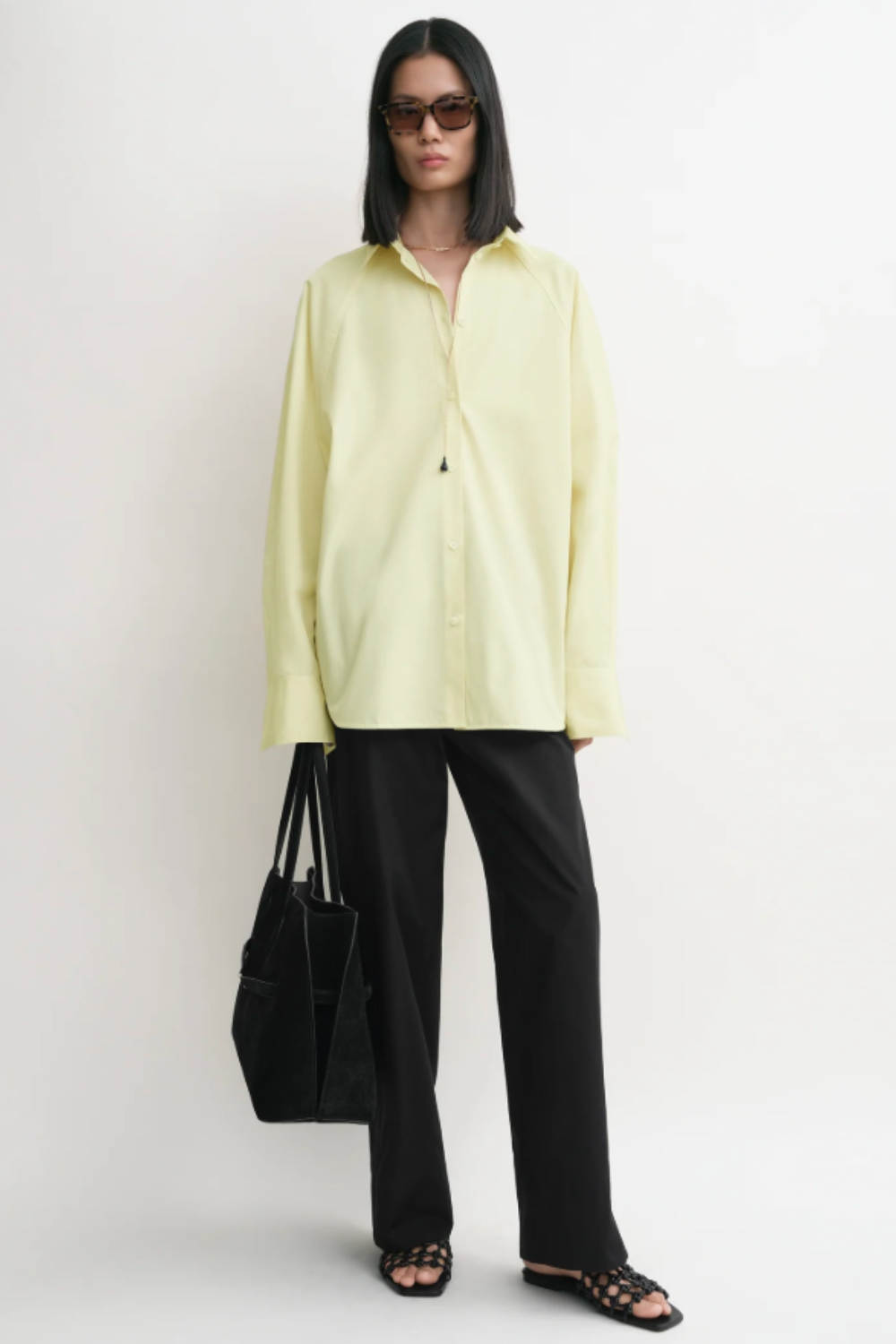 Raw Raglan Shirt Straw