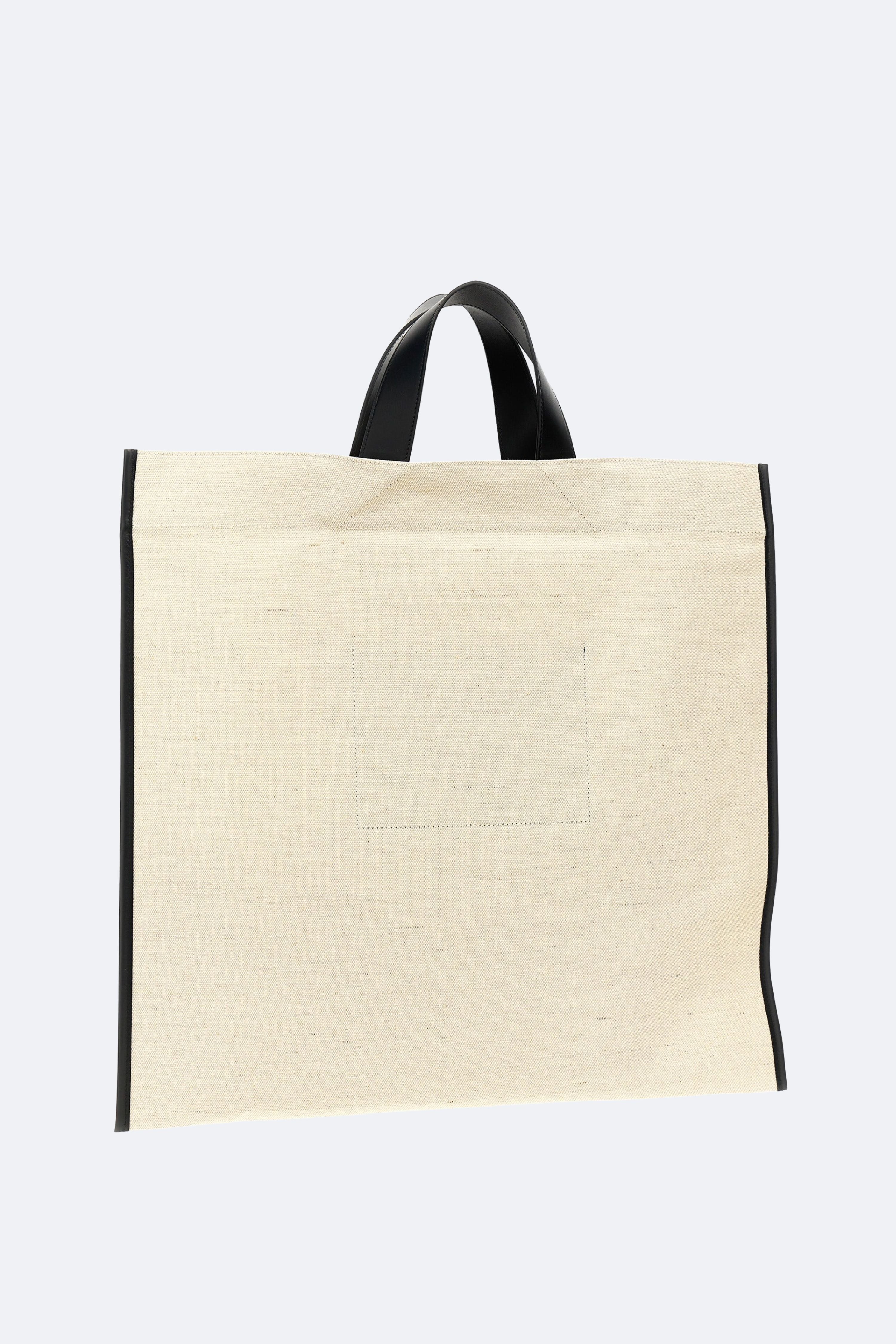 Jil Sander Border Book Square Tote Bag