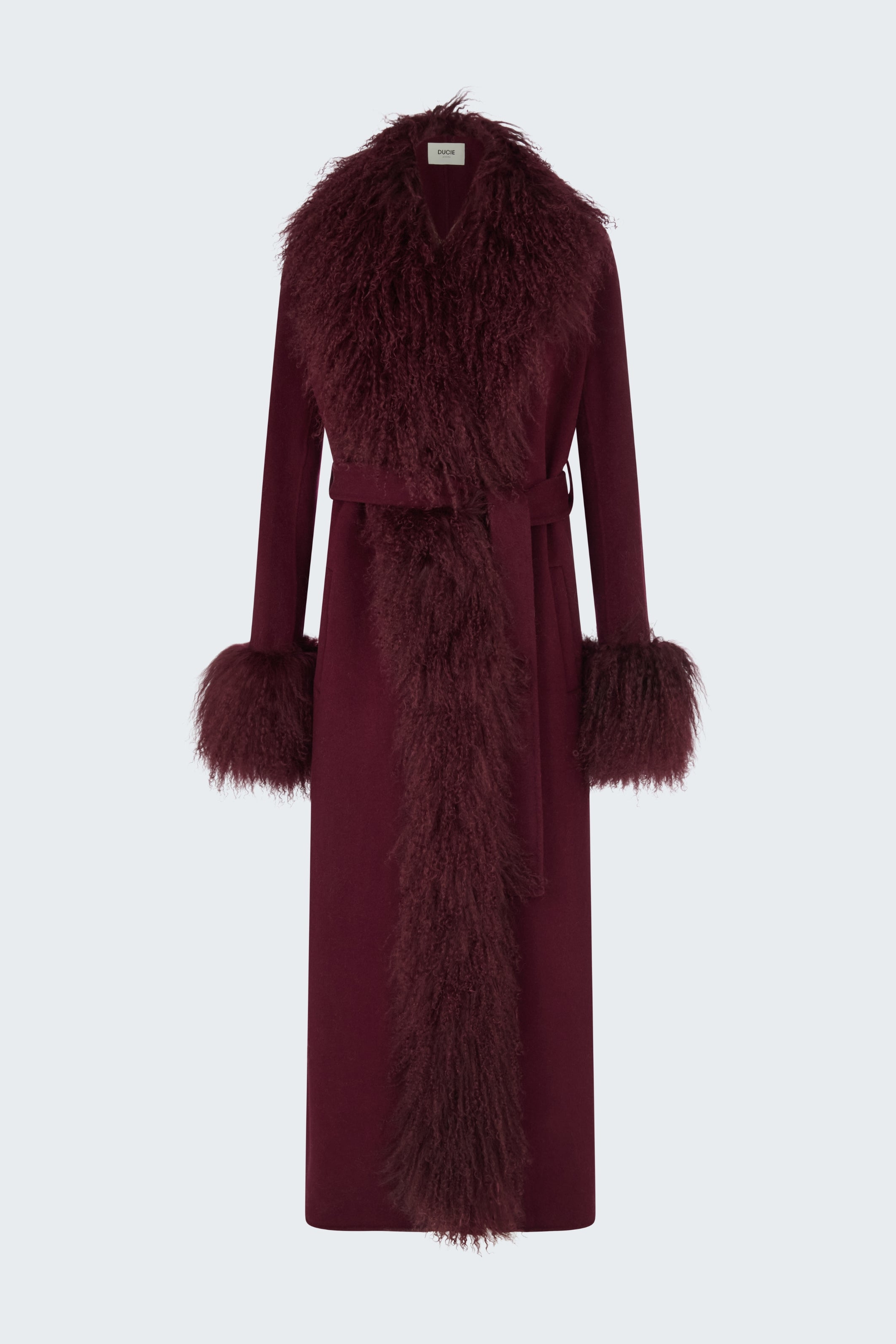 Lola Wool Coat burgundy
