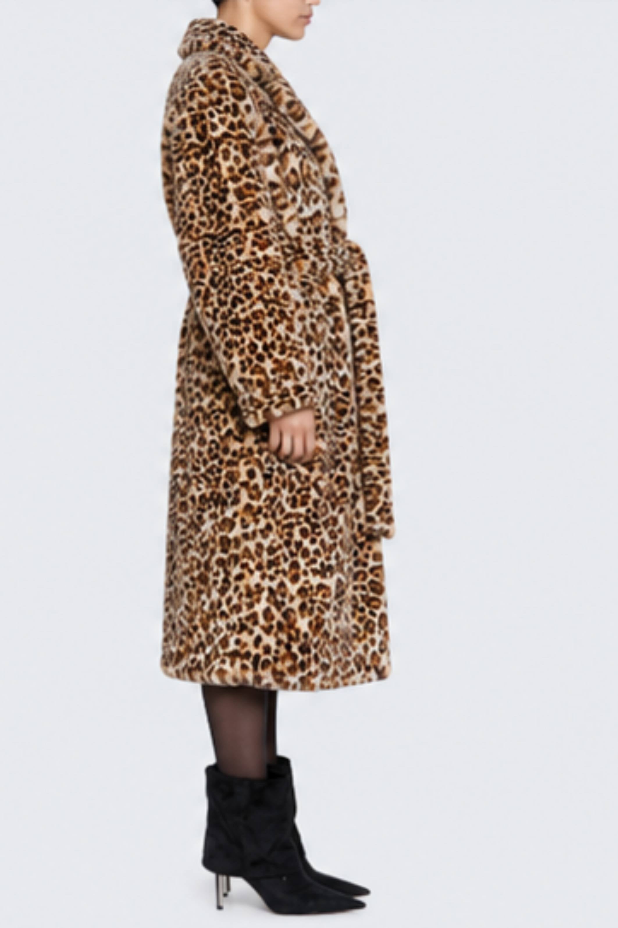 Vera Fur Coat Leopard