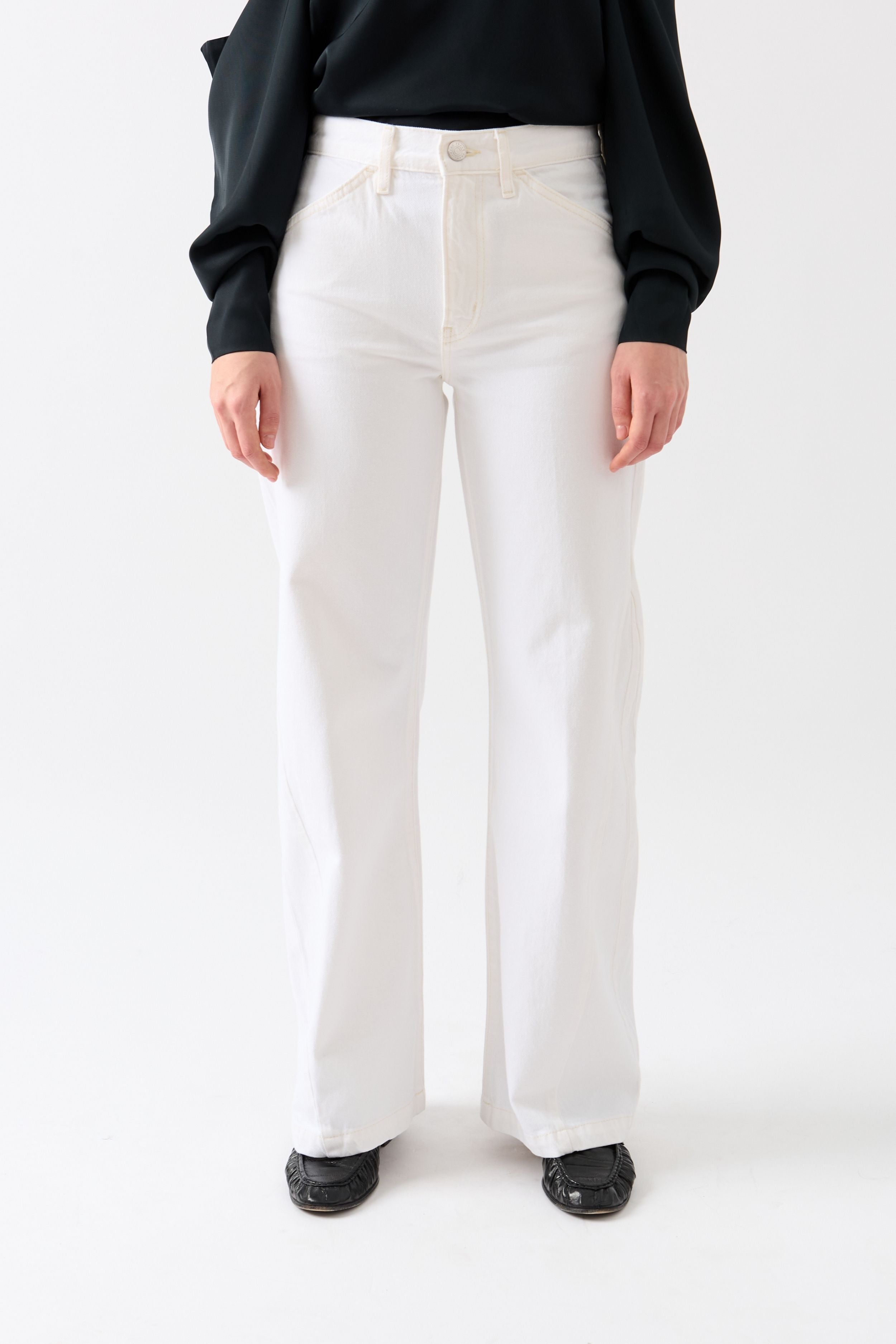 Frame Le Baggy Palazzo Au Natural Clean - Bessette