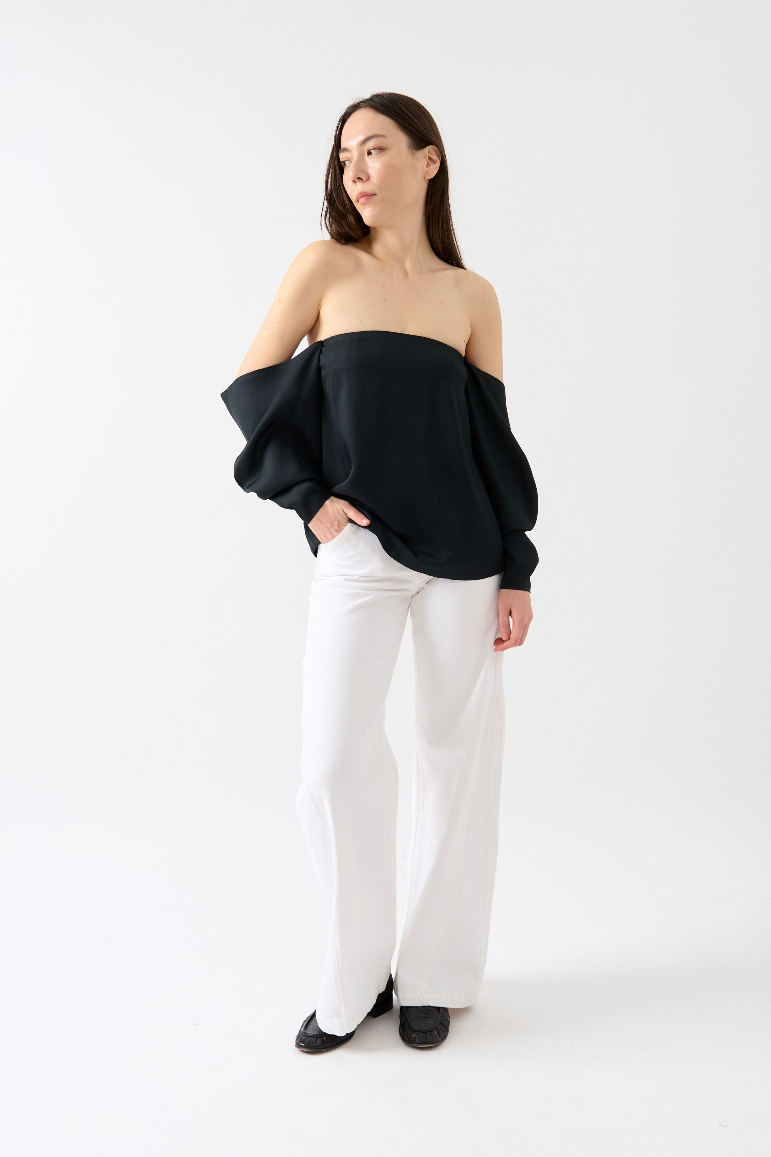 Frame Le Baggy Palazzo Au Natural Clean - Bessette