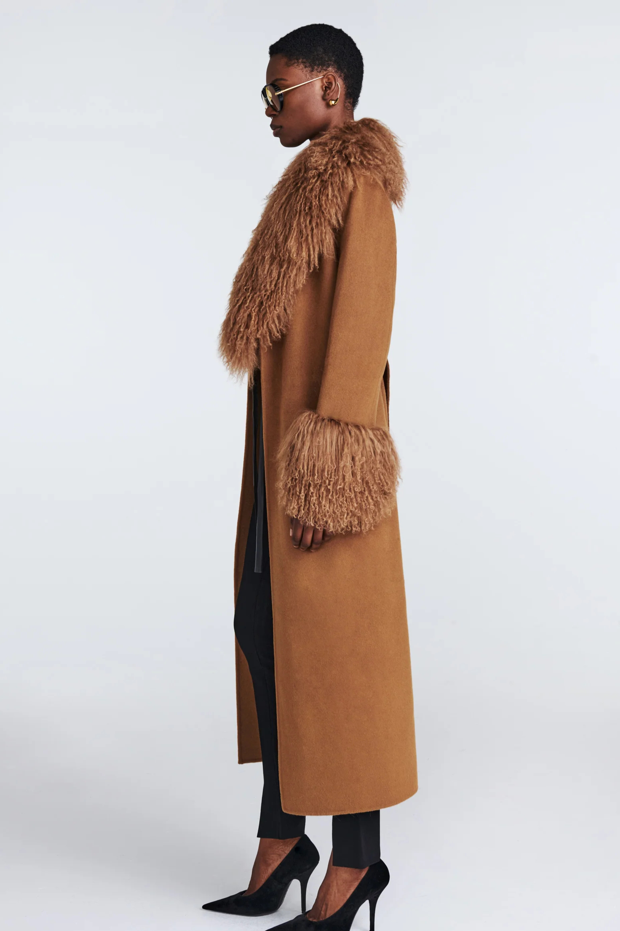 Lily Wool Coat Burnt Sienna