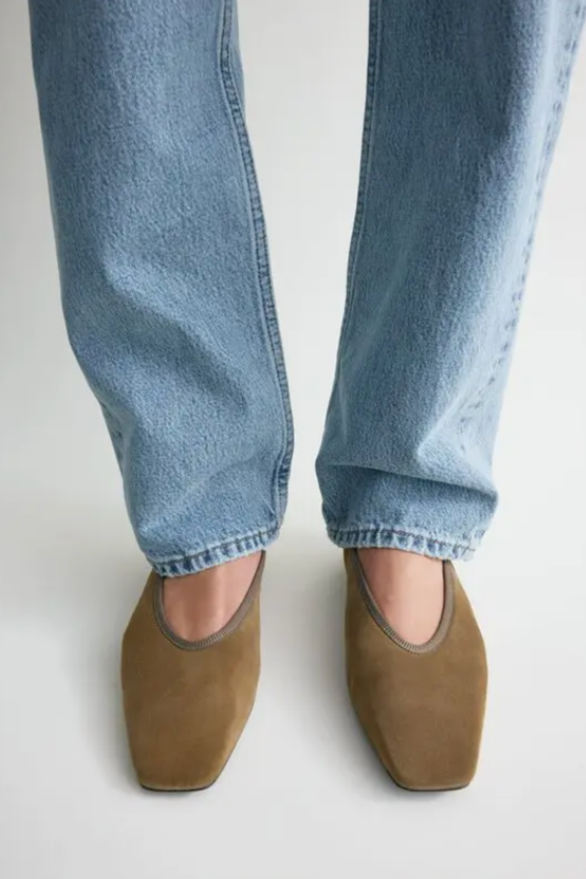 Minimalist Suede Ballerinas Hazel