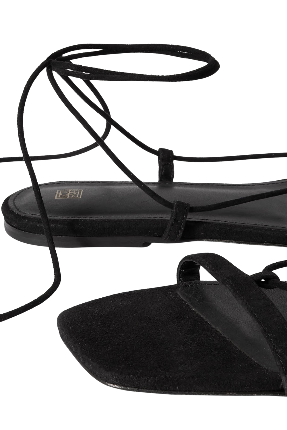 Toteme The Suede Tie Sandal - Bessette
