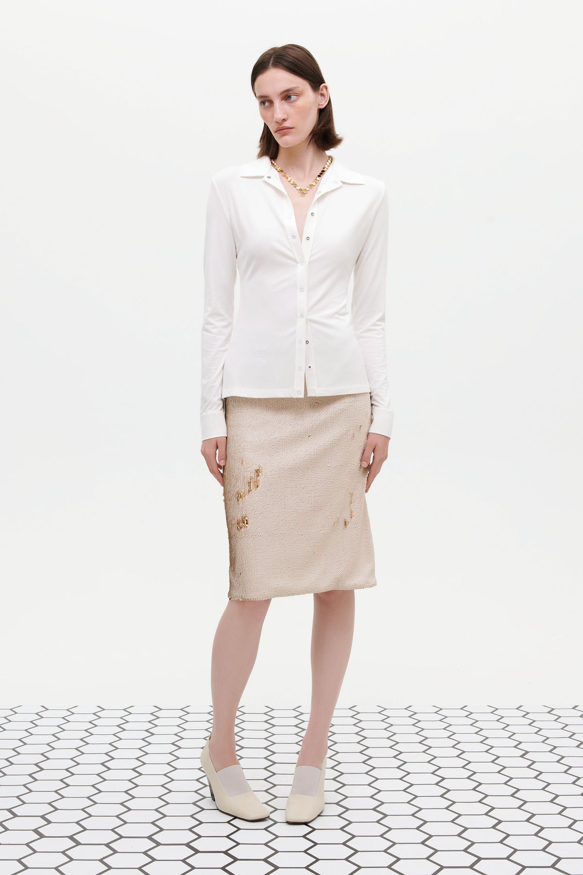 BB MONOGRAM BLOUSE - Bessette