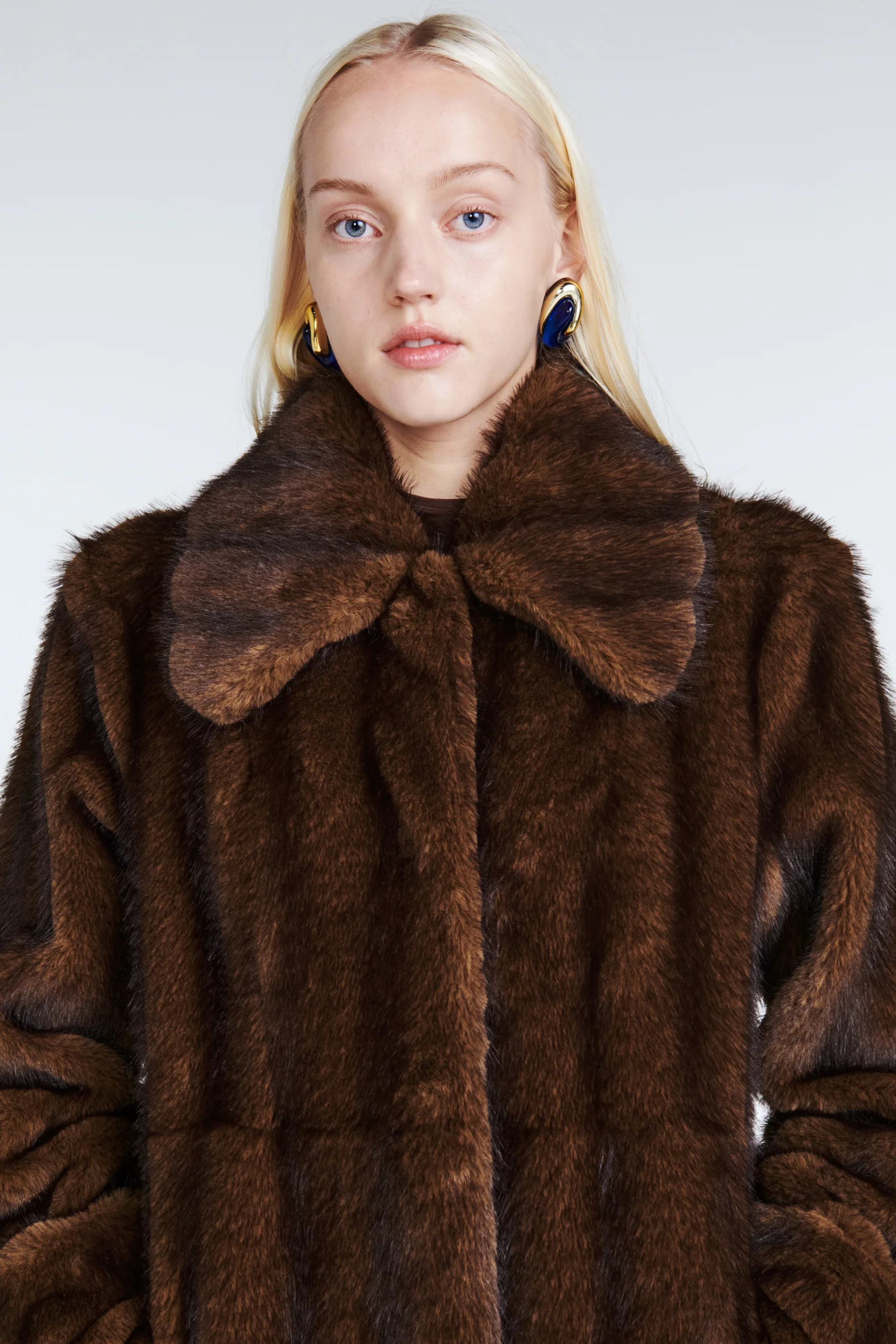 Mila Fur Coat Chestnut