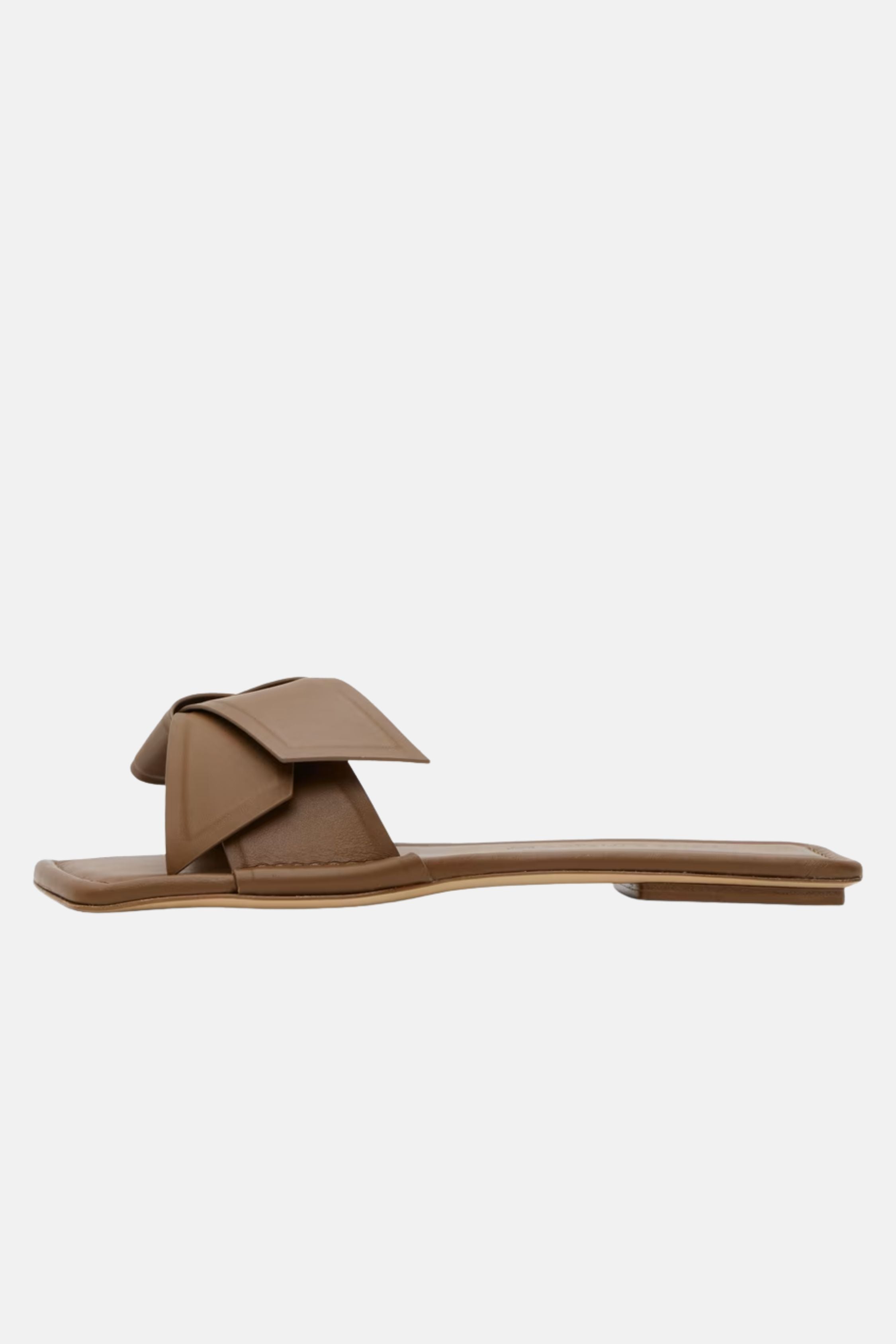 Acne Studios Musubi Leather Sandals Camel