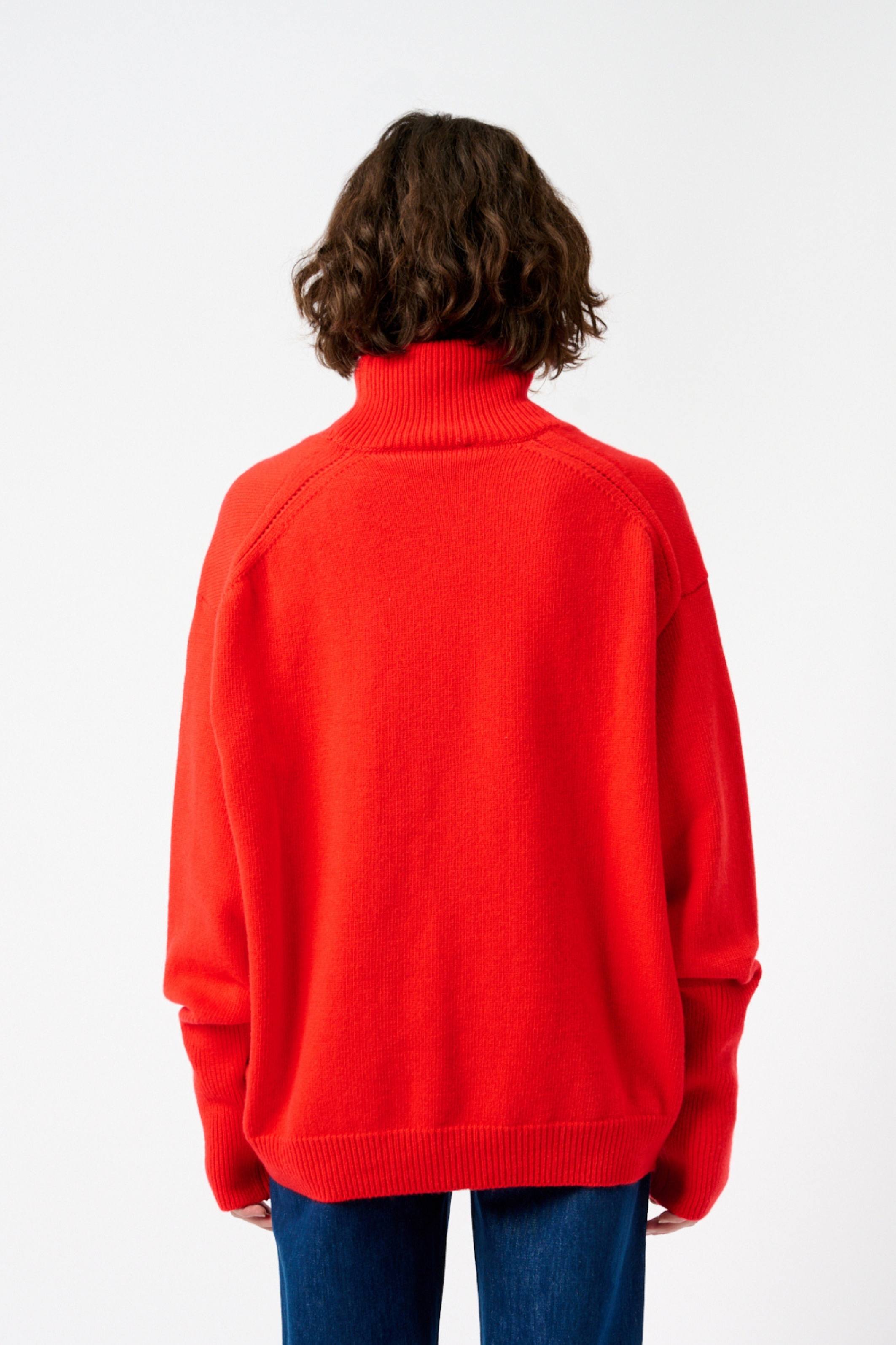 Fine Wool Knit Turtleneck-Bite Studios-Bessette