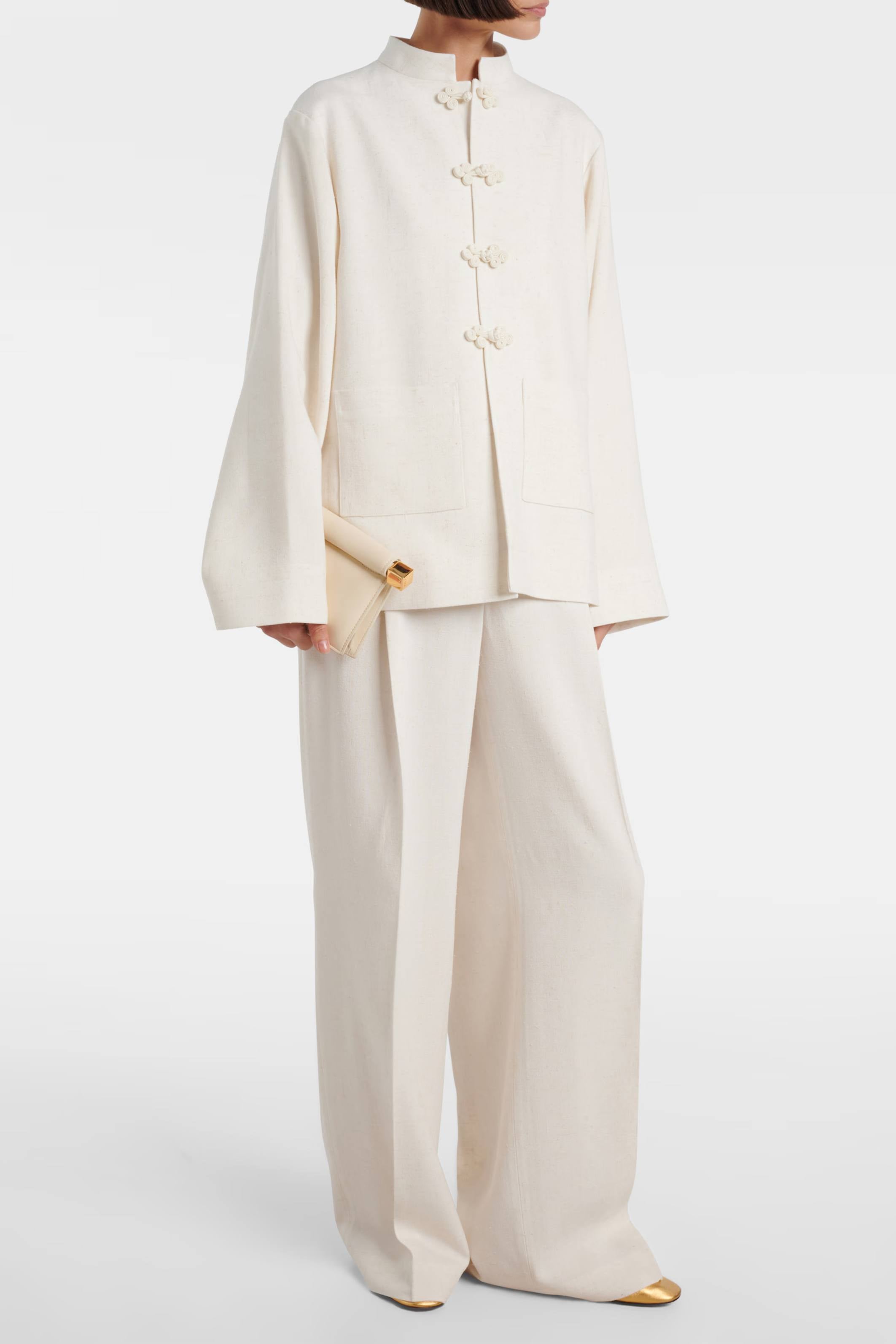 Relaxed Drawstring Trousers