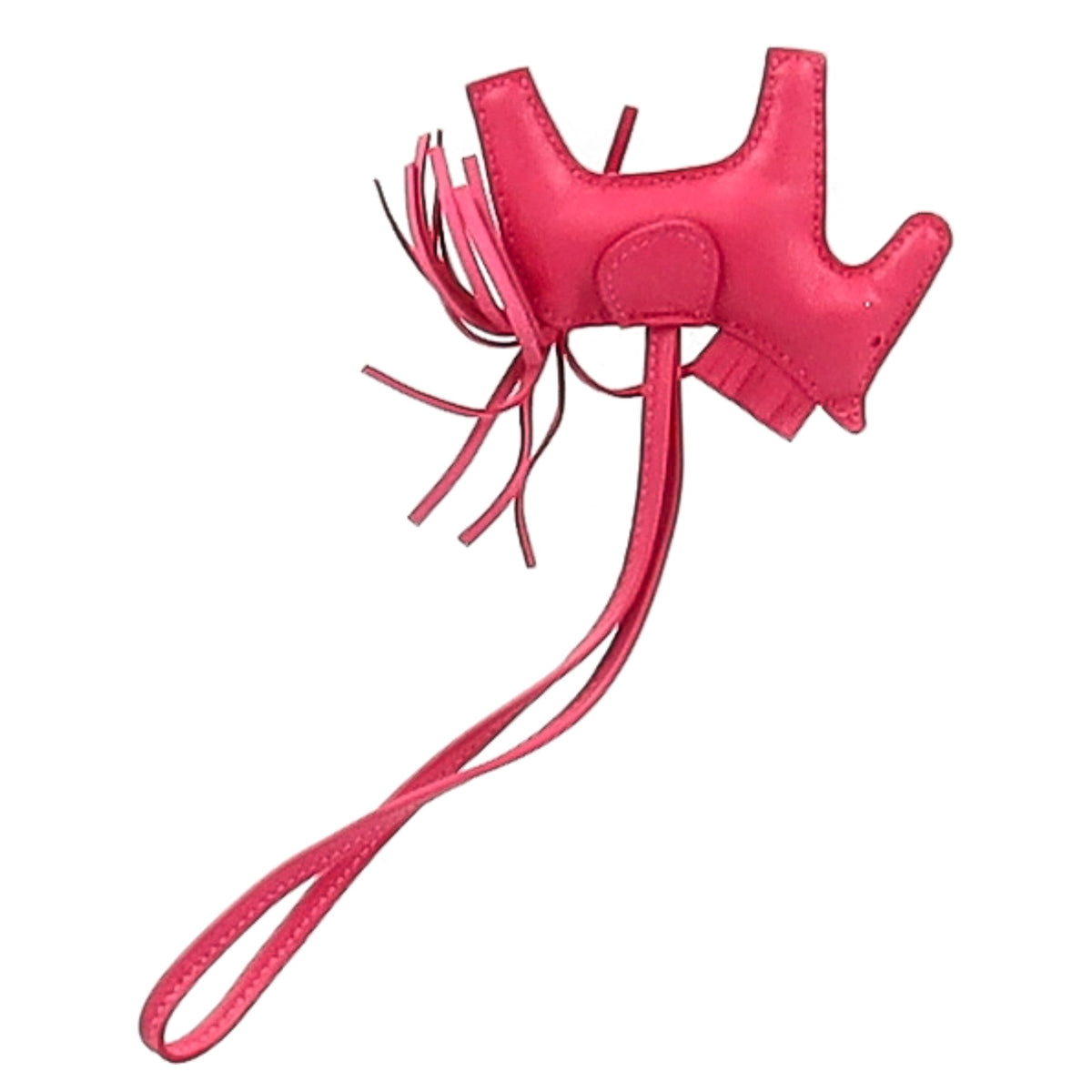 Hermès Rodeo PM Charm in Pink Leather