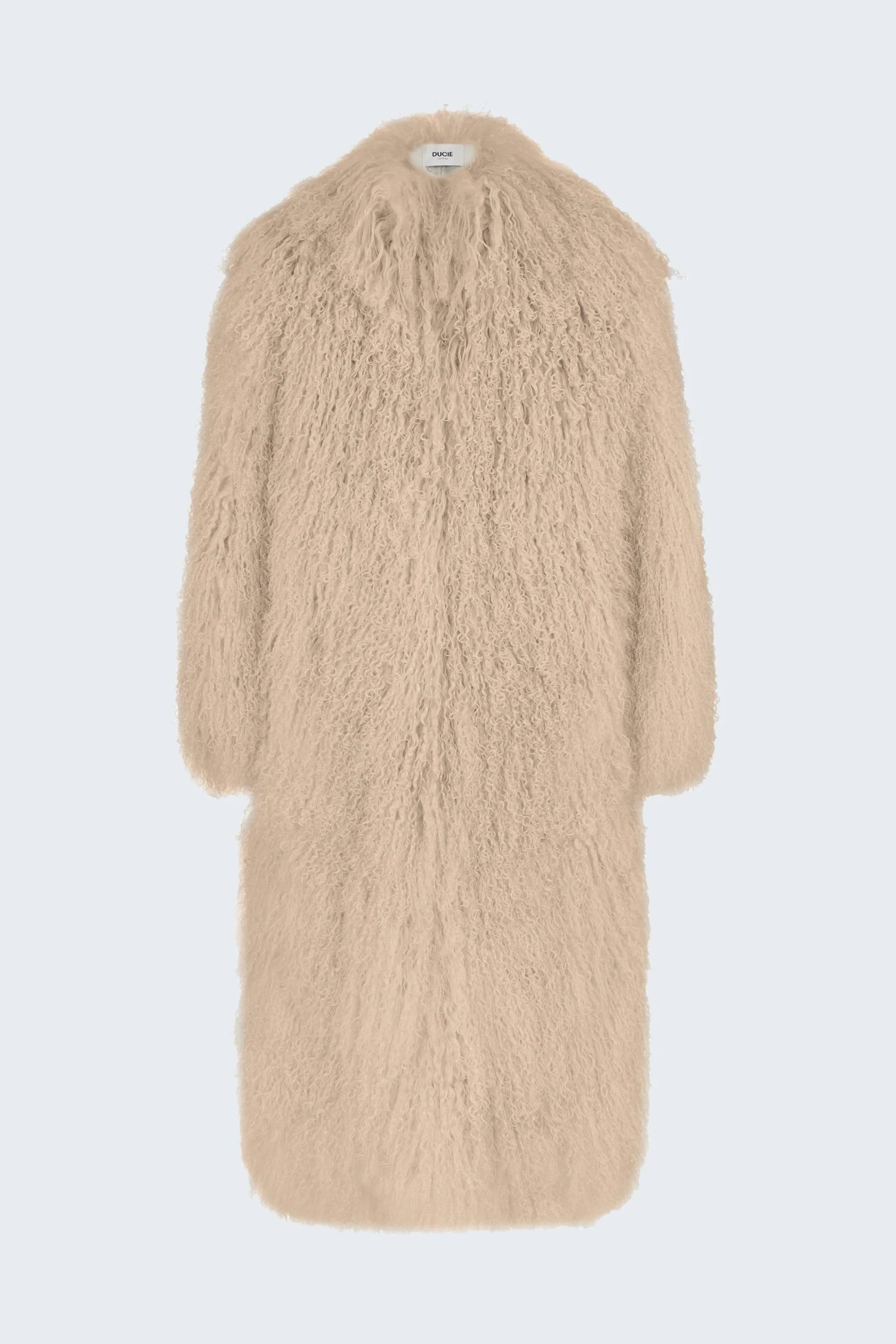 Faye Shearling Coat Blonde