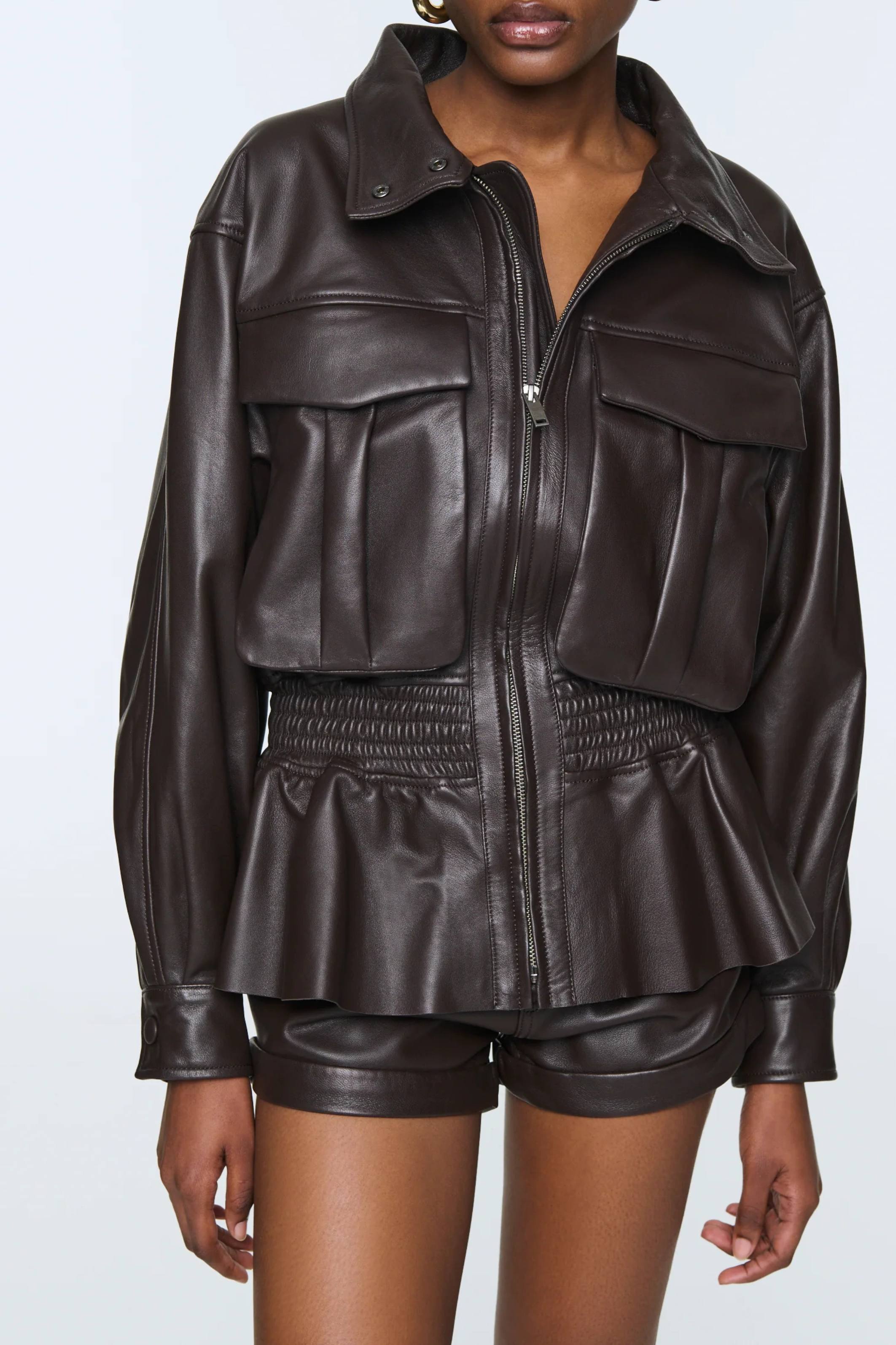 Hazel Leather Jacket