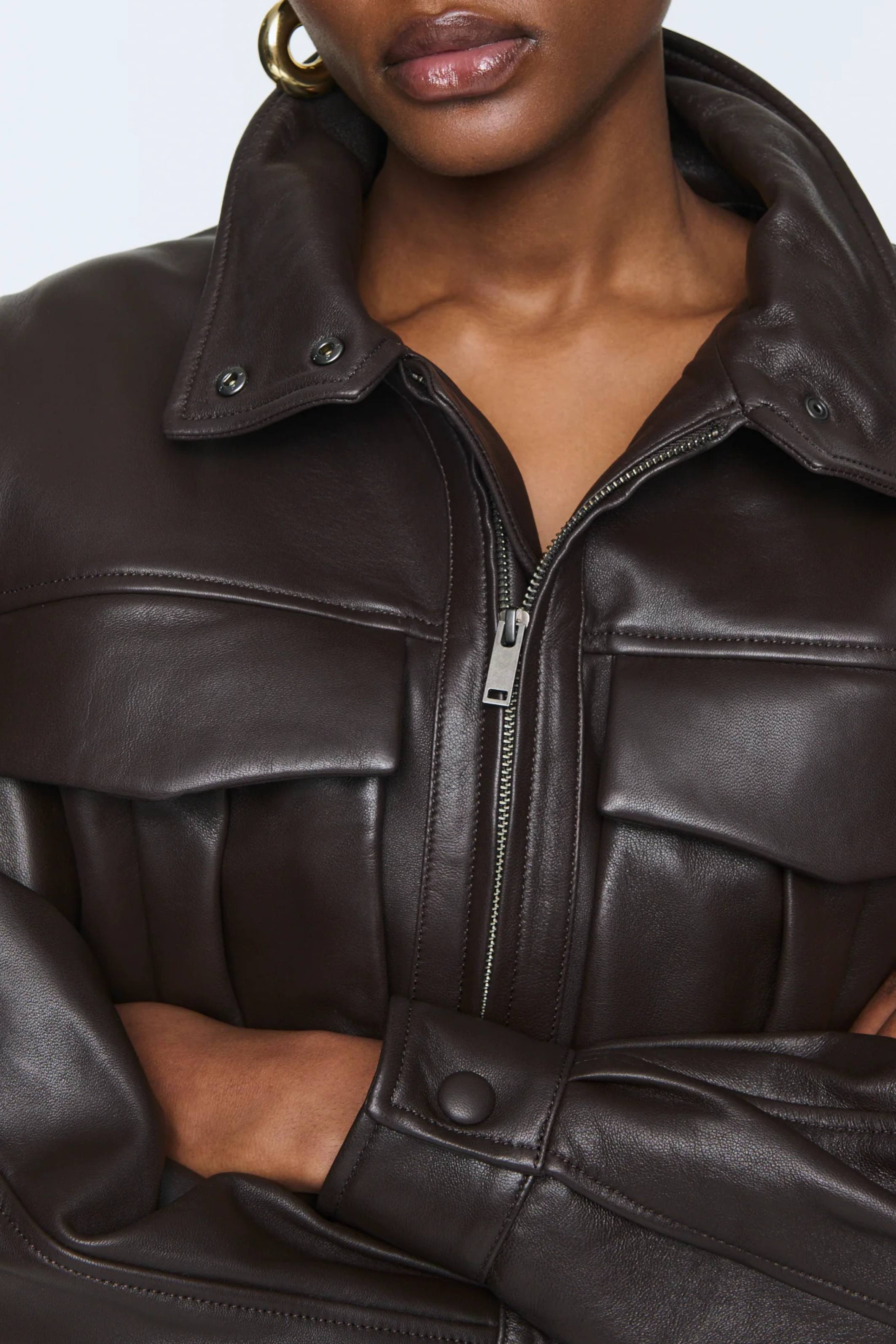Hazel Leather Jacket