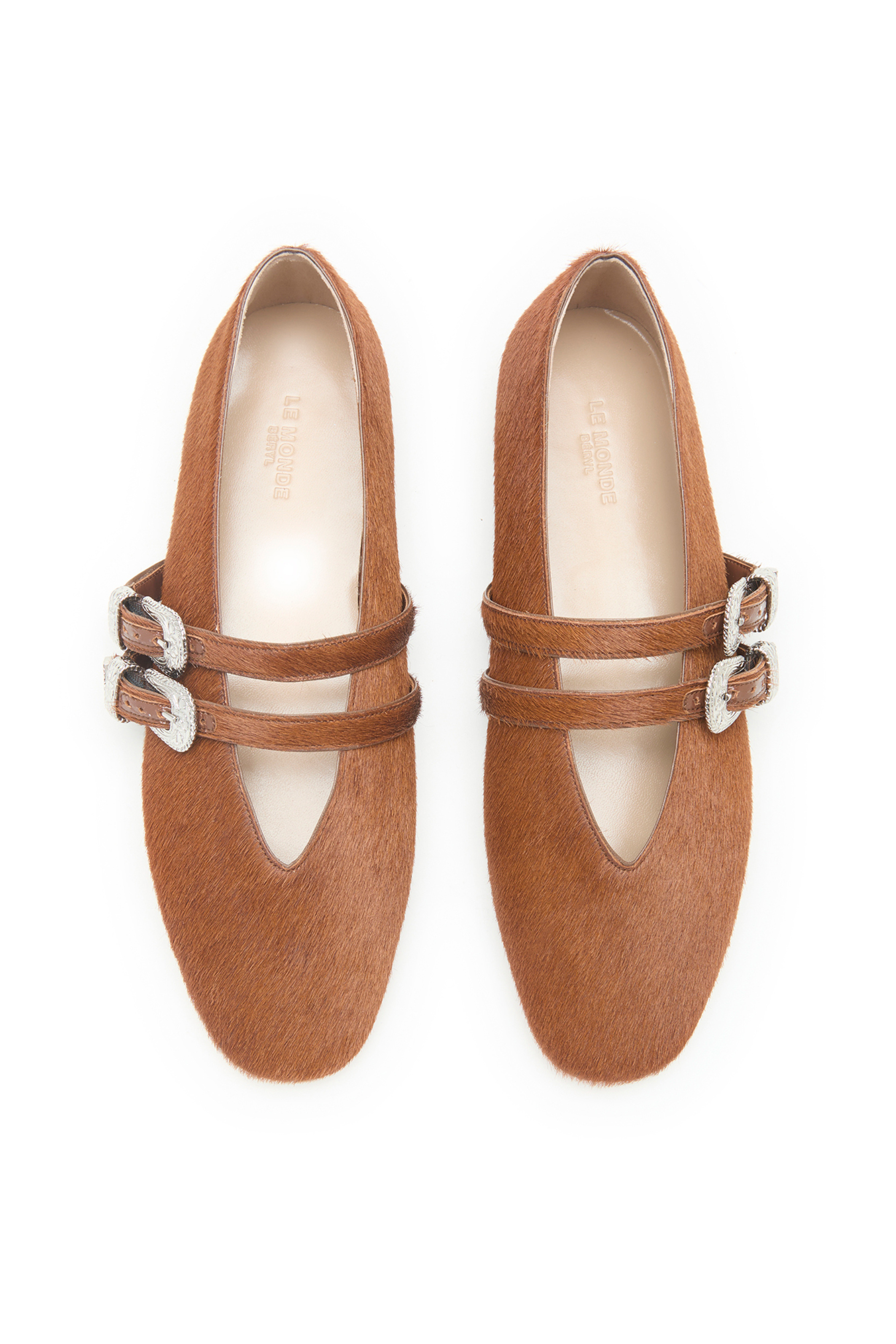 Claudia Slipper with Calf Hair-Le Monde Beryl-Bessette