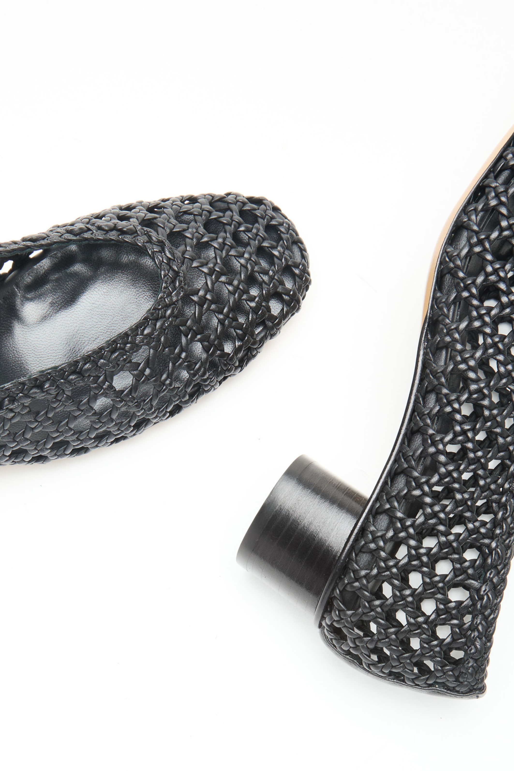 Black Woven Pump-Le Monde Beryl-Bessette