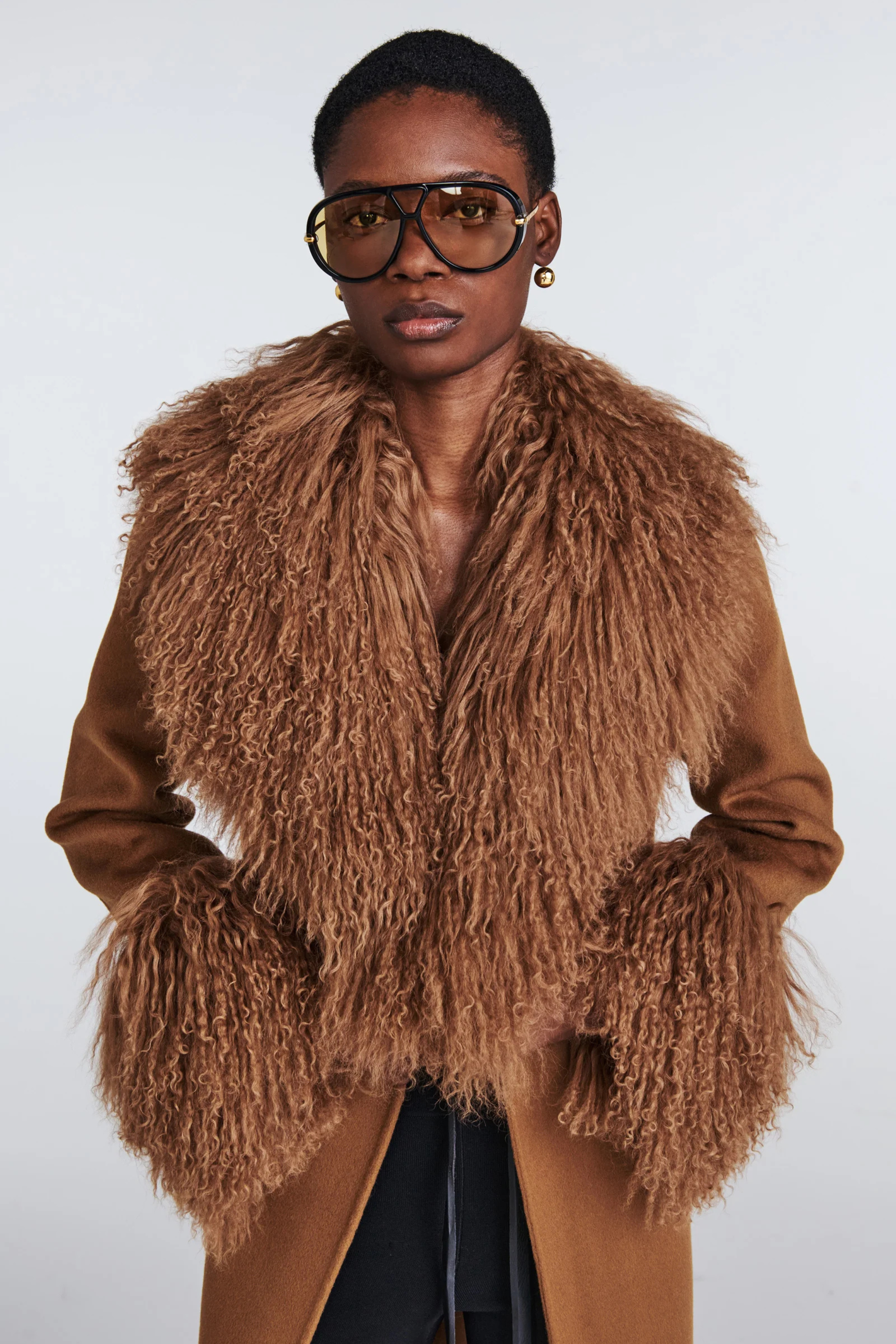 Lily Wool Coat Burnt Sienna