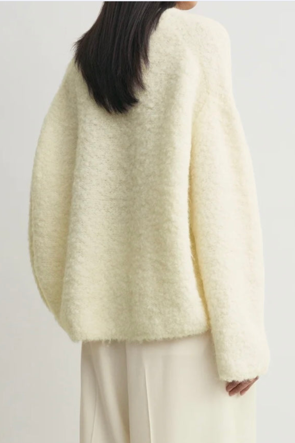 Boxy Boucle Knit