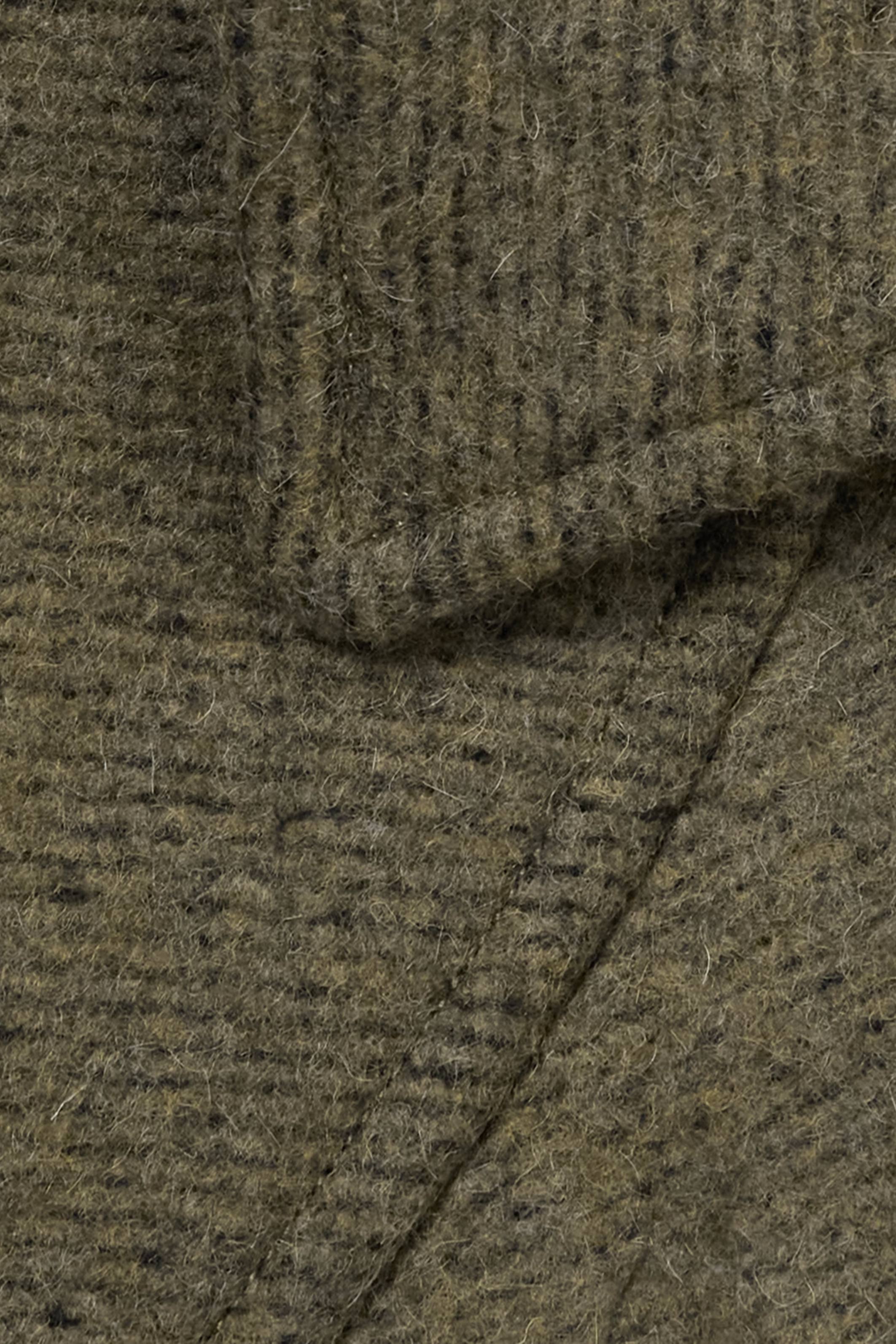 Textured wool coat
