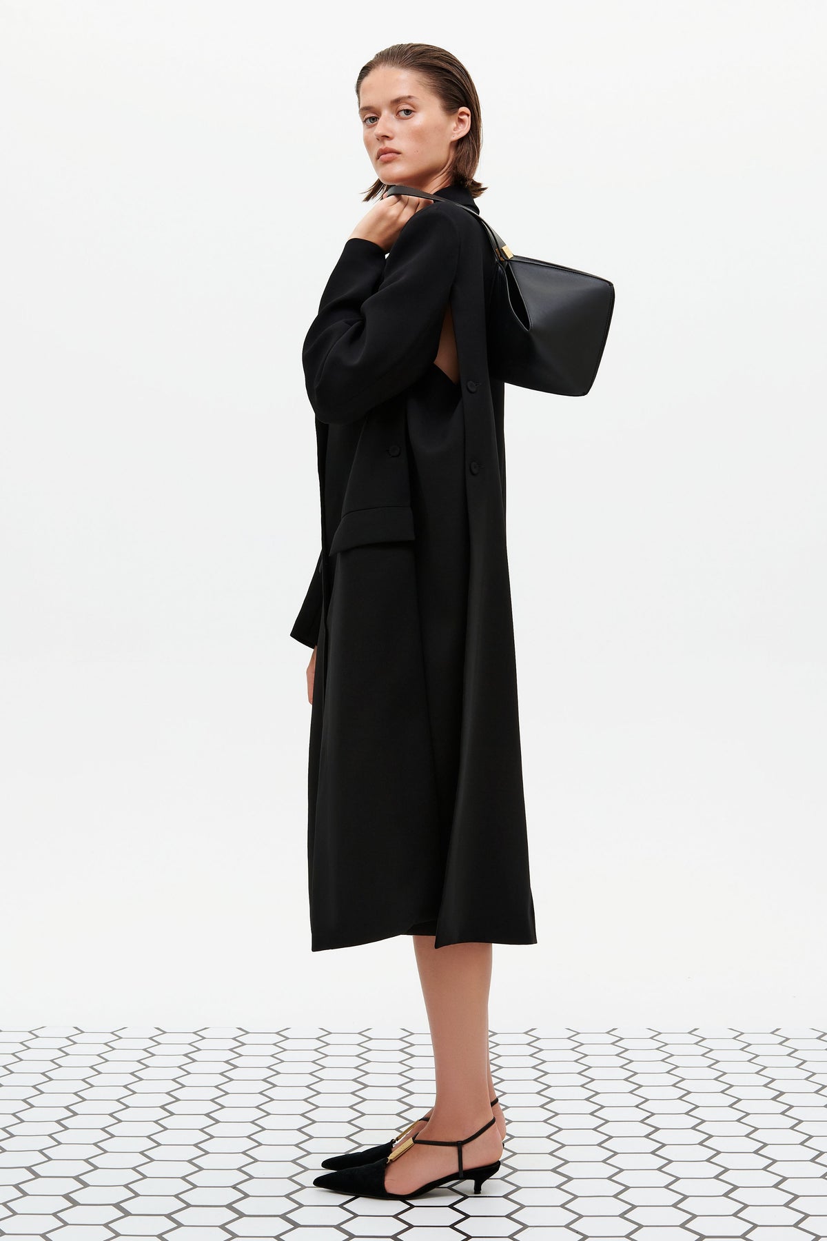 DECONSTRUCTED TRENCH (black) - Bessette