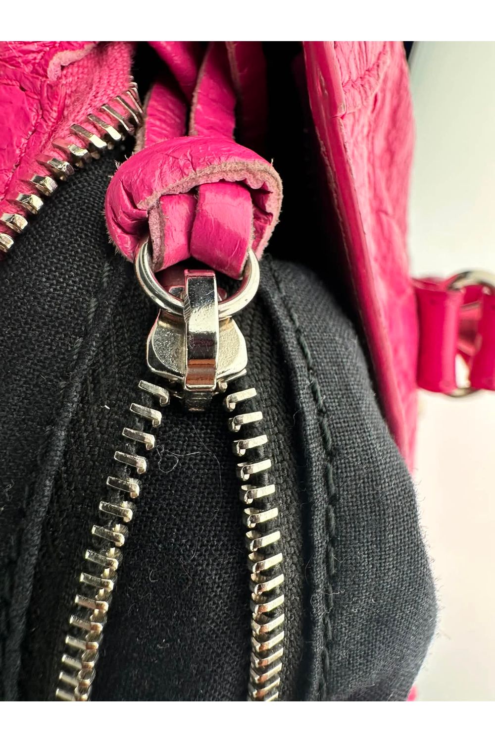 Balenciaga Small Classic City Studs Bag in Pink Leather