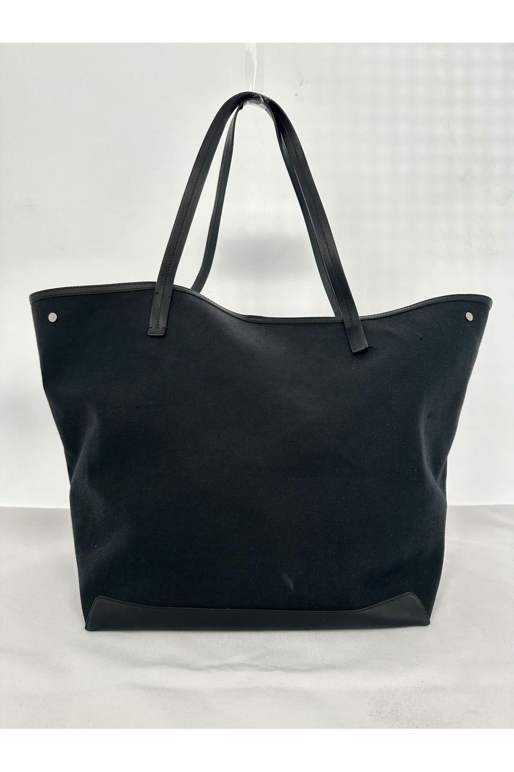  The Row Park Tote Three Canvas Tote Bag in Black Nylon Canvas