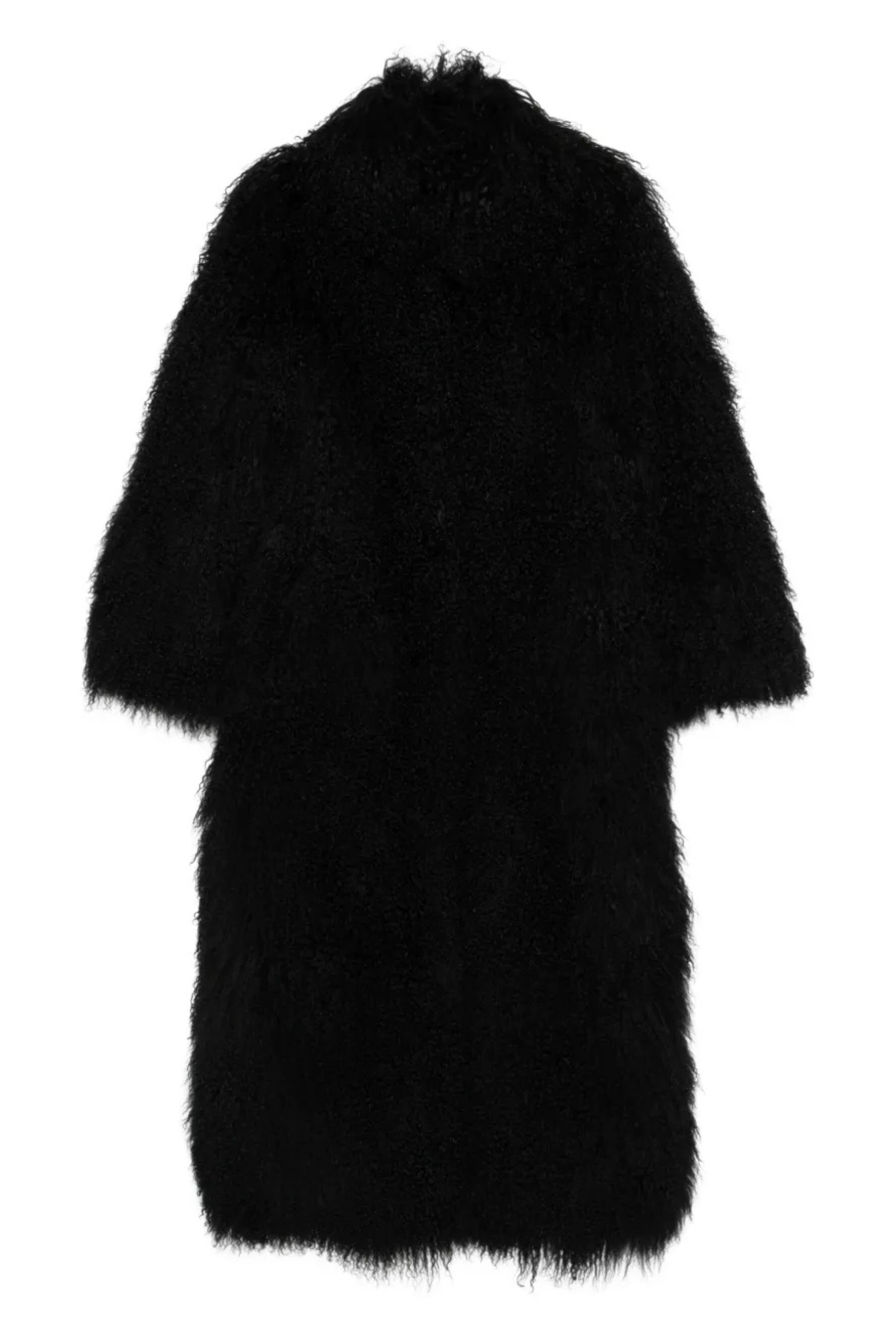 Faye Shearling Coat Black