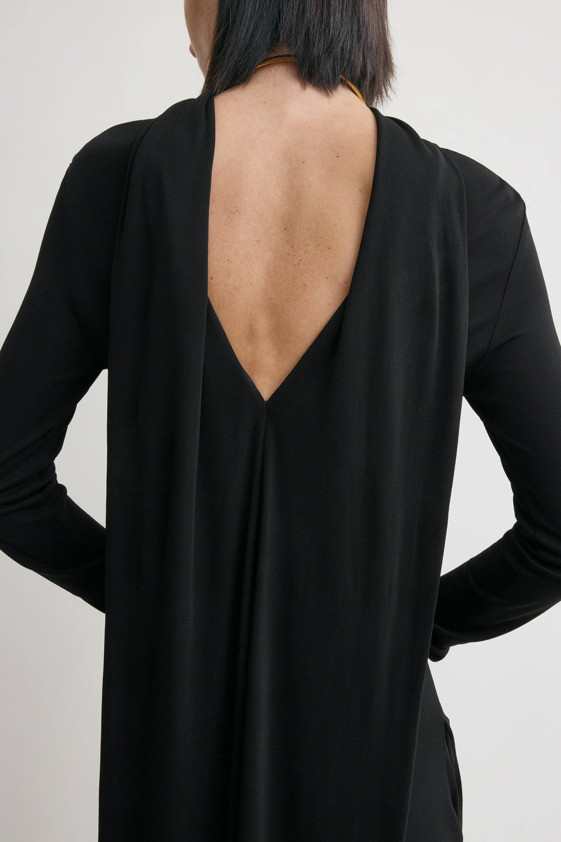 Cocoon cape dress