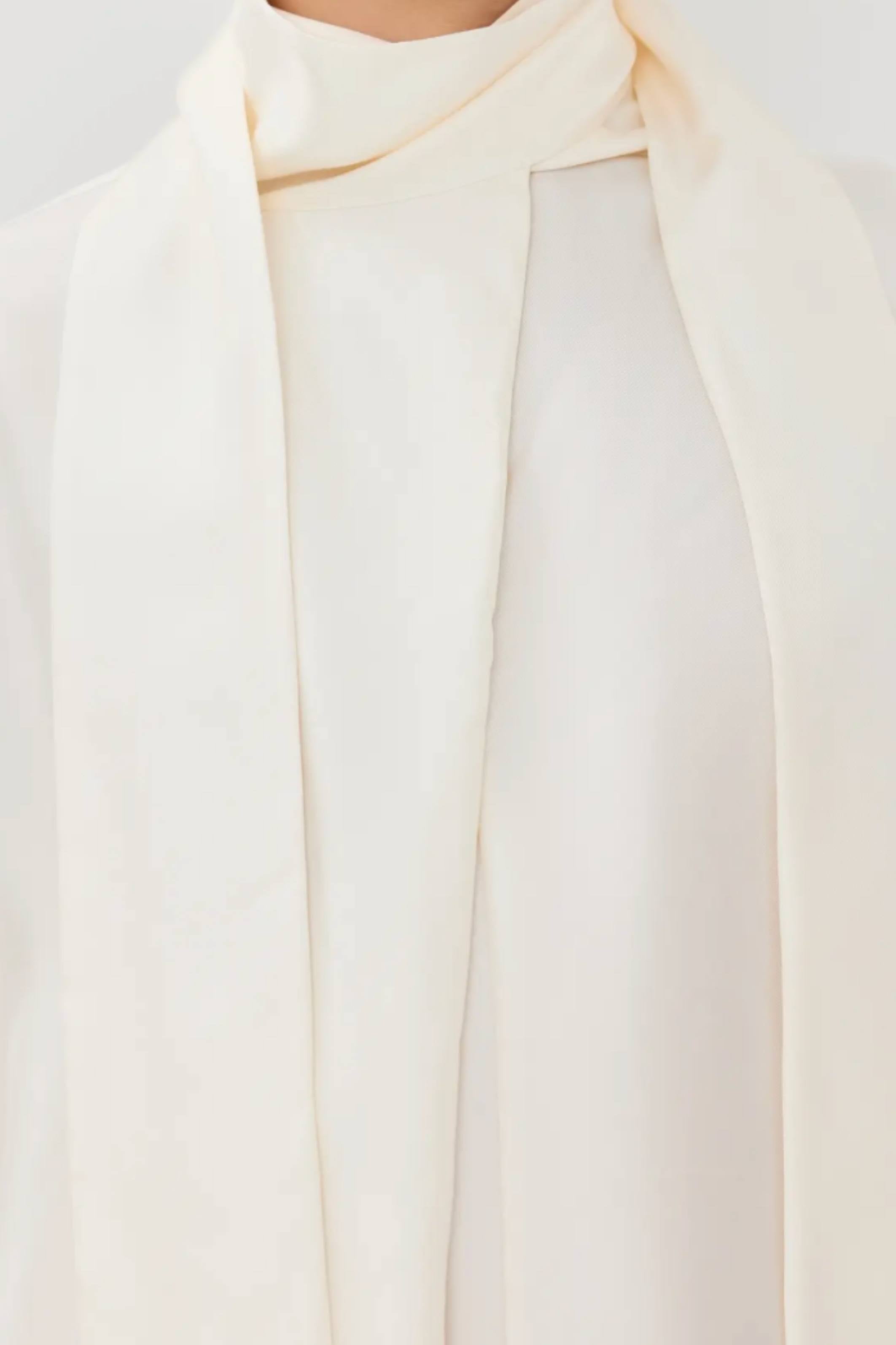 Silk Blouse with Sash