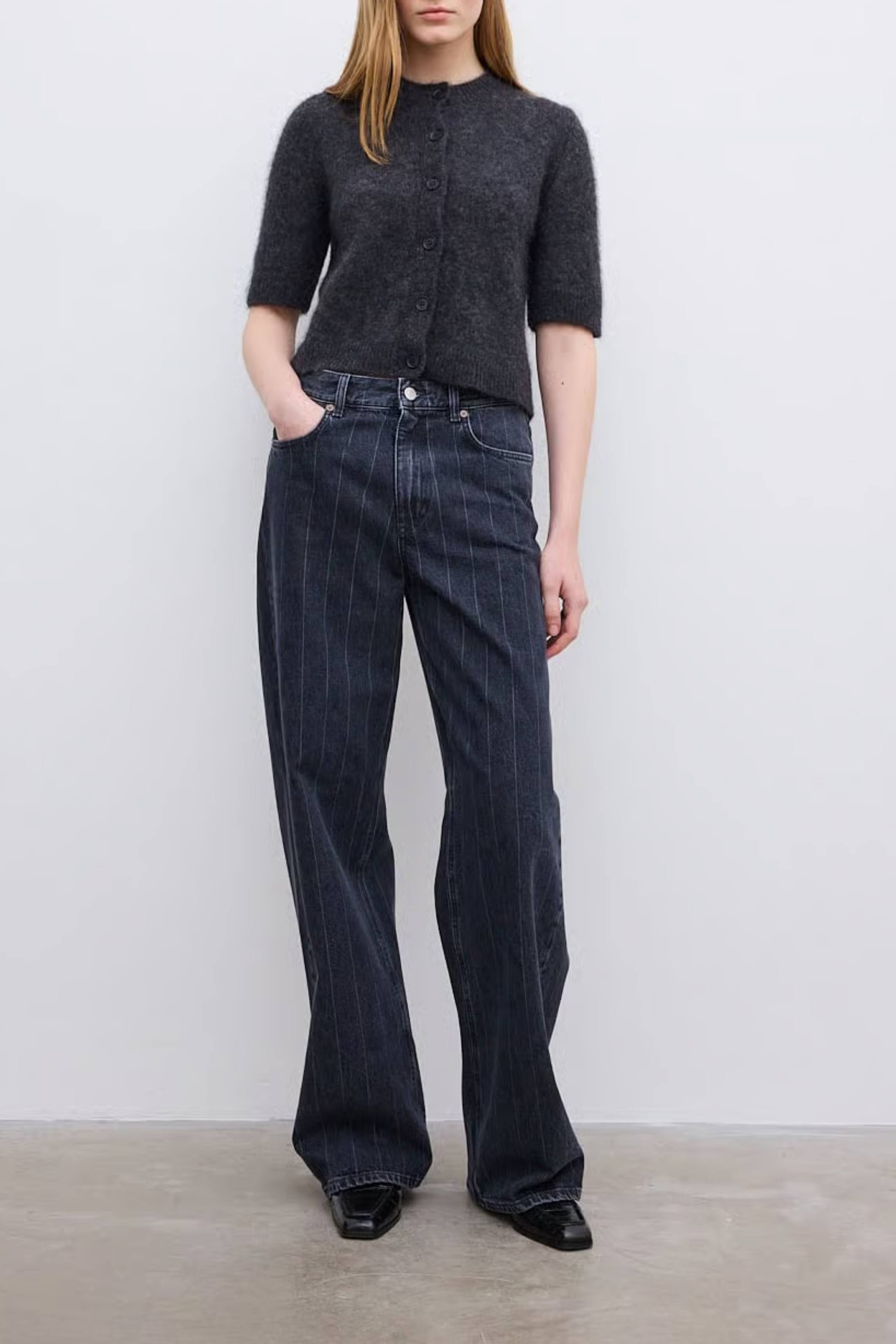 Brushed Cardigan top - Bessette