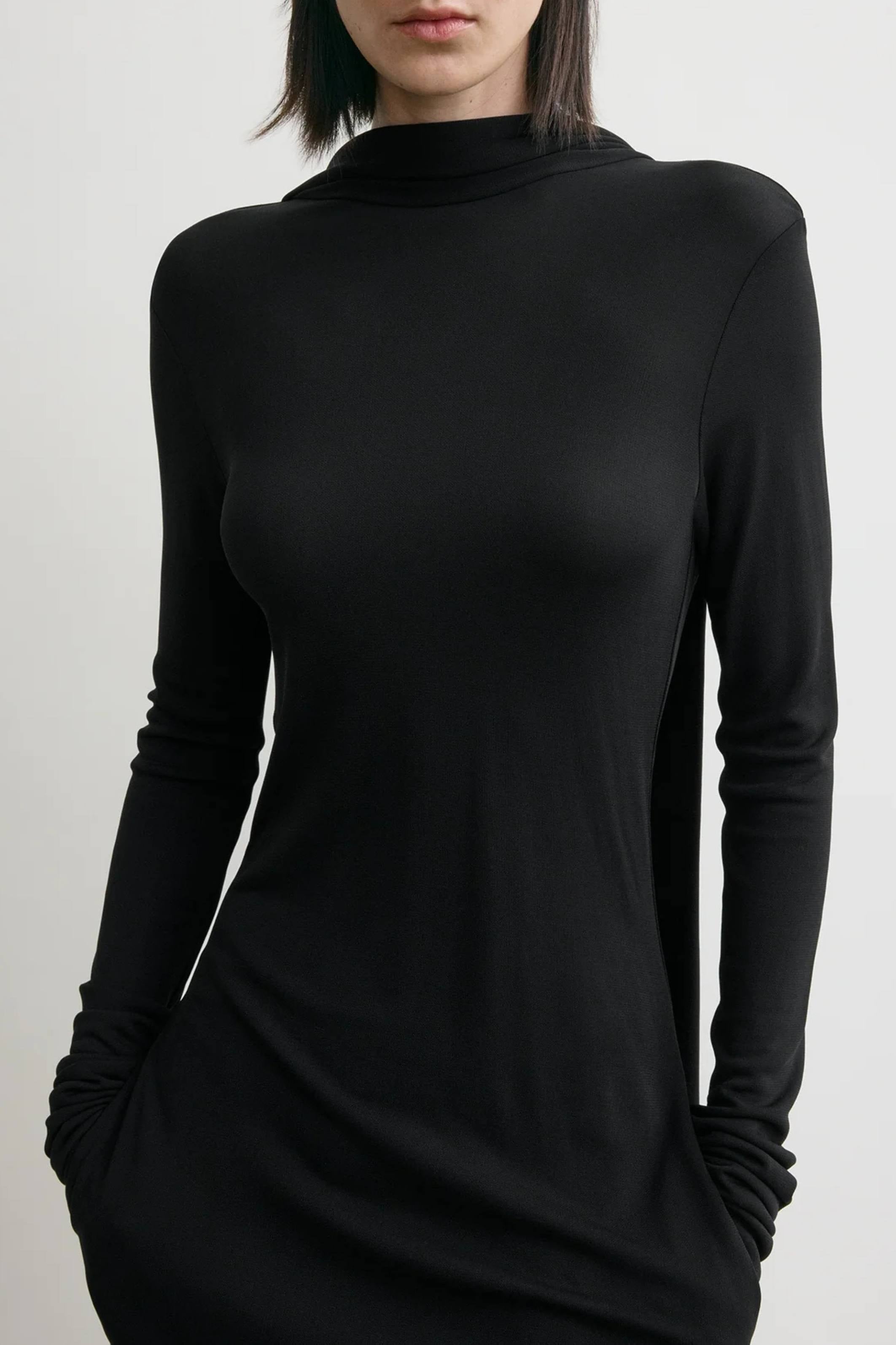 Cocoon cape dress