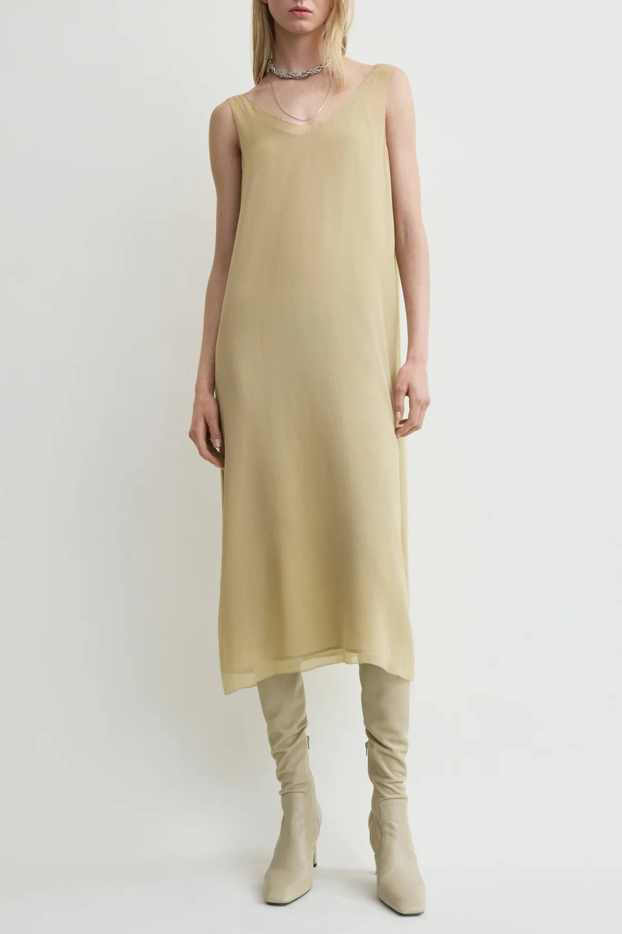 Chiffon slip dress
