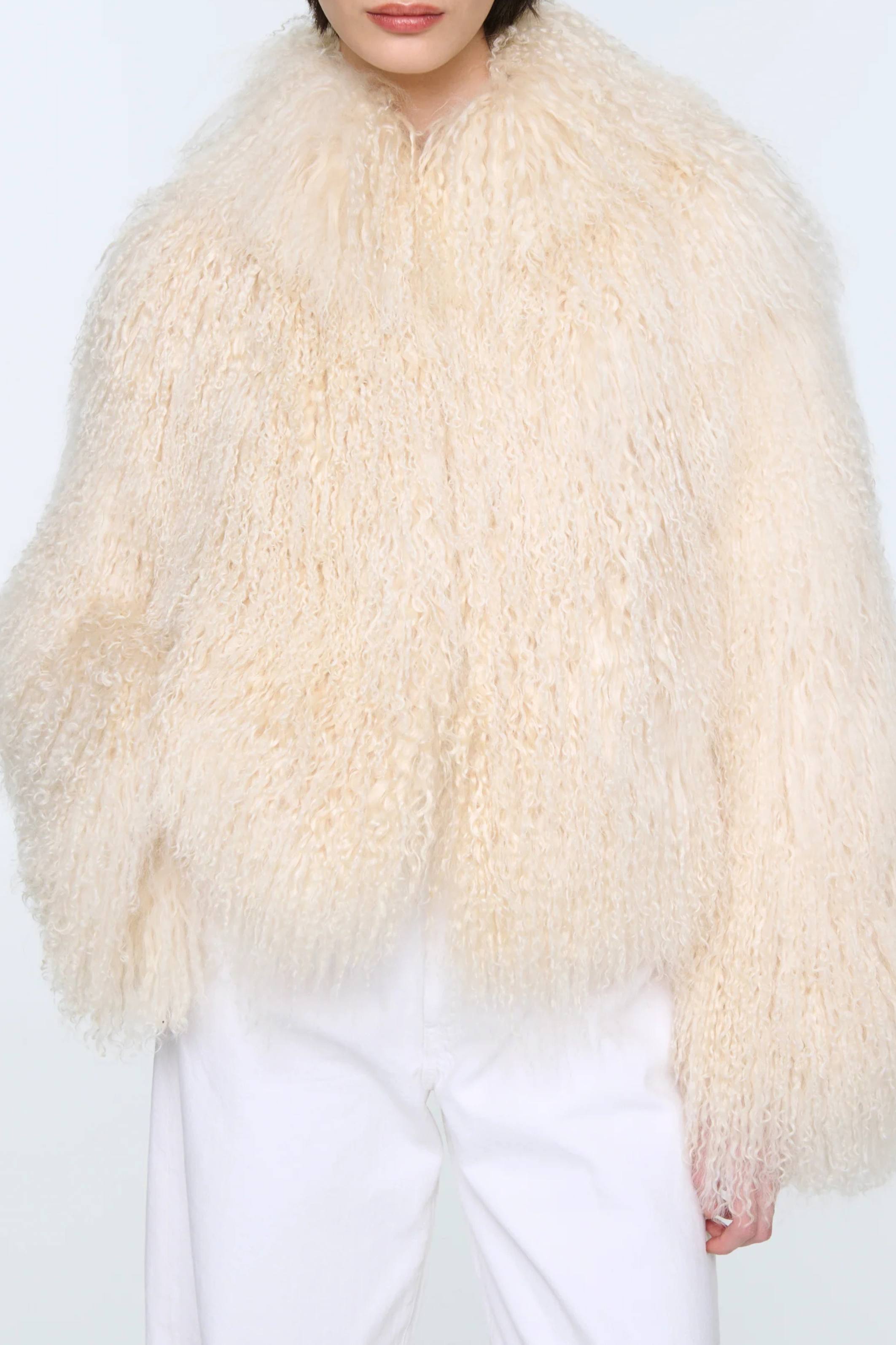 Rochelle Shearling Jacket Blonde