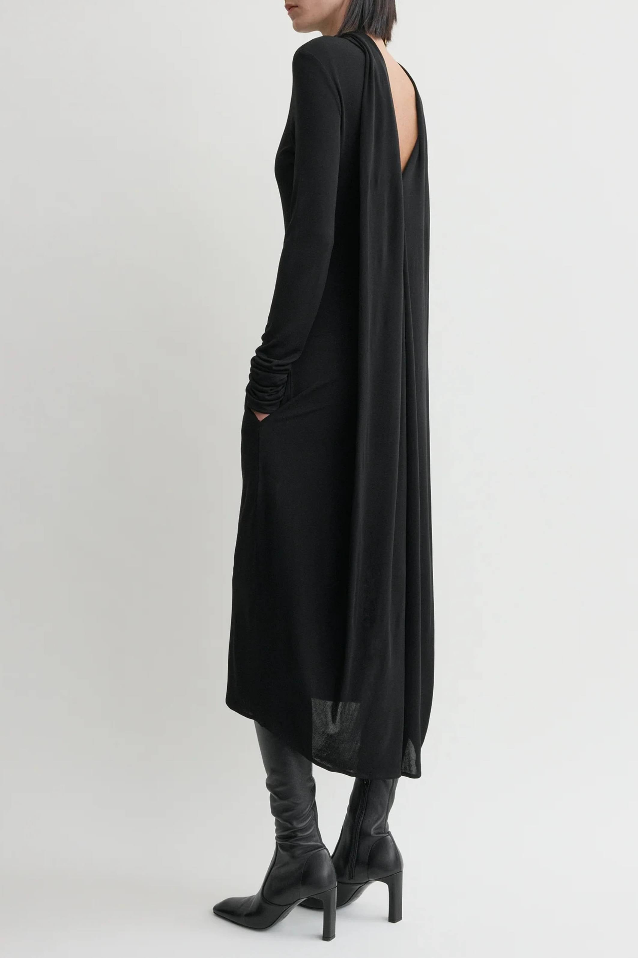 Cocoon cape dress