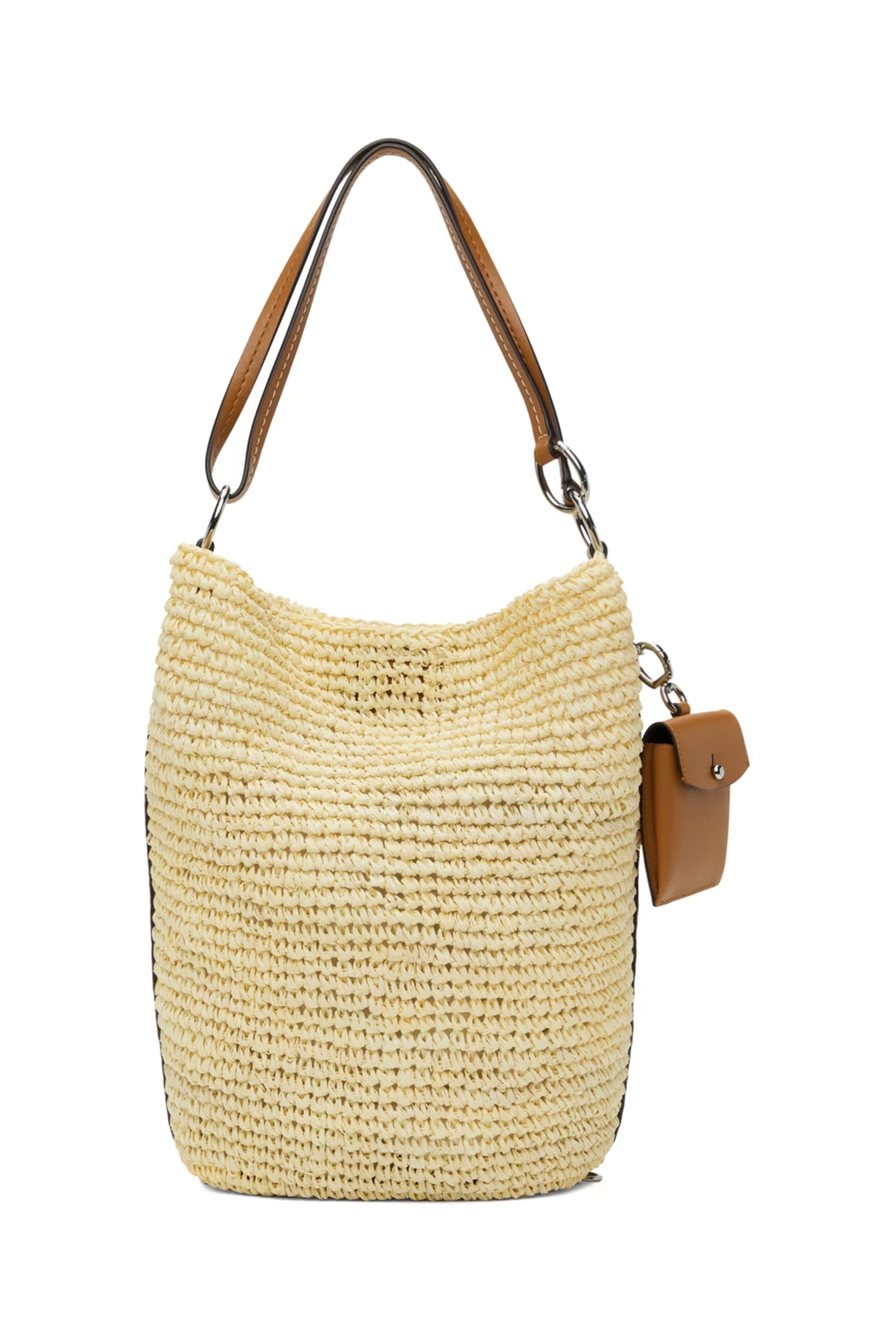 Proenza Schouler White Label Spring Raffia Bucket Bag