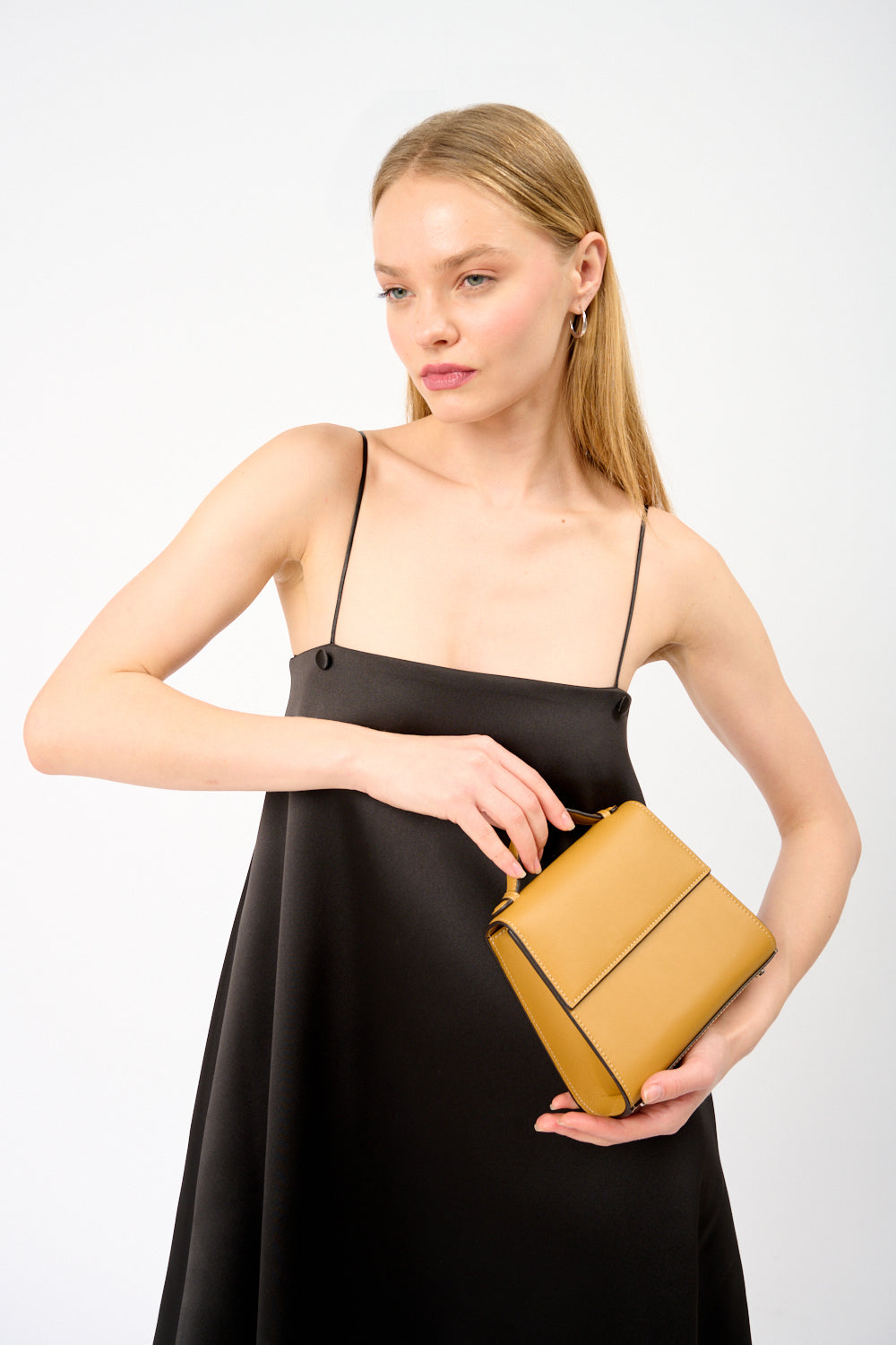 The Small Top Handle in Nappa