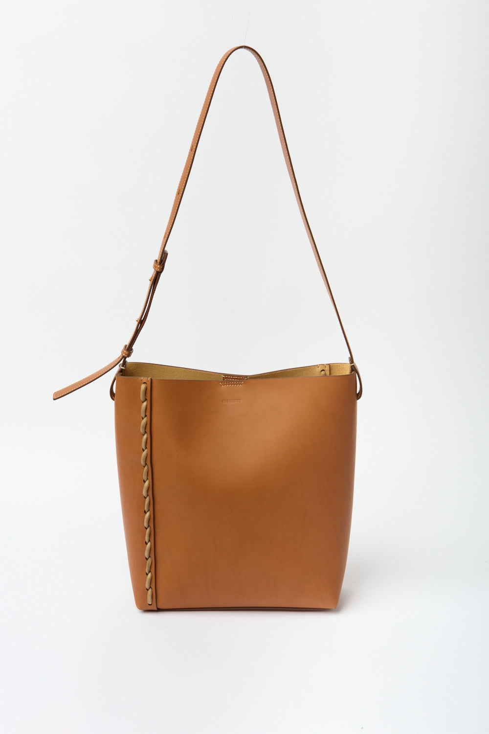 Jil Sander Leather Tan Tote Bag