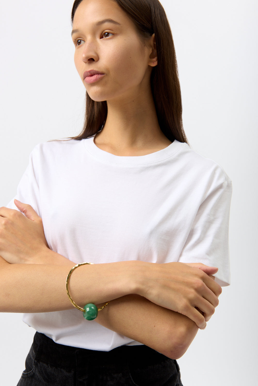 Jil Sander Stone Pendant Bracelet