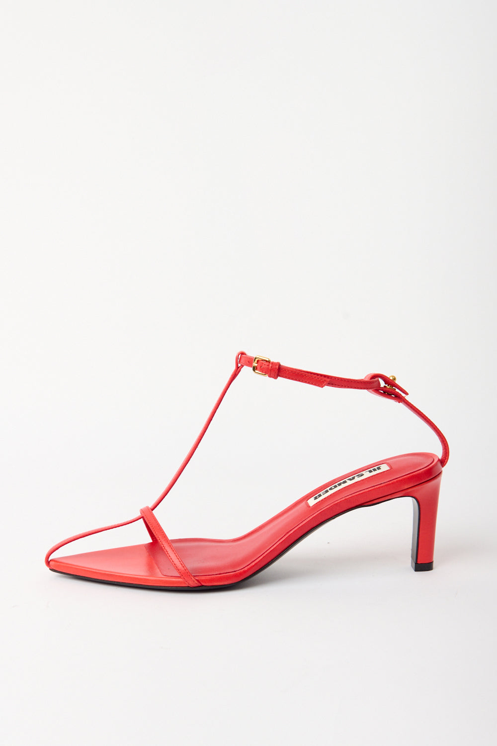 Jil Sander Tripon High Sandal - Red - Bessette