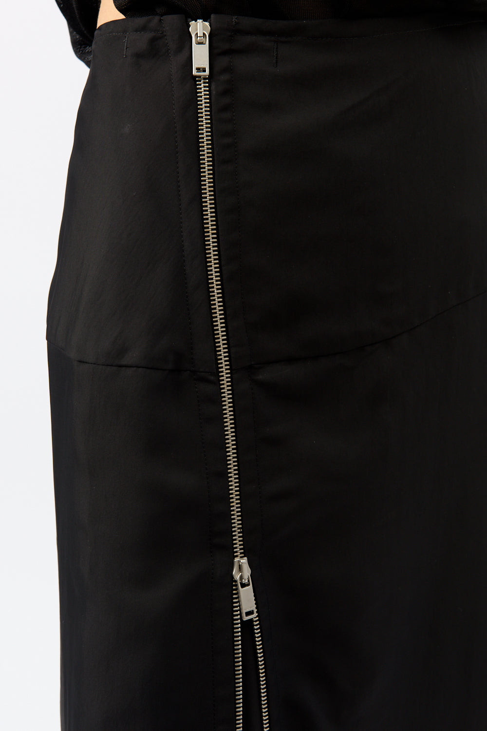 Saia Midi com fecho de correr Jil Sander