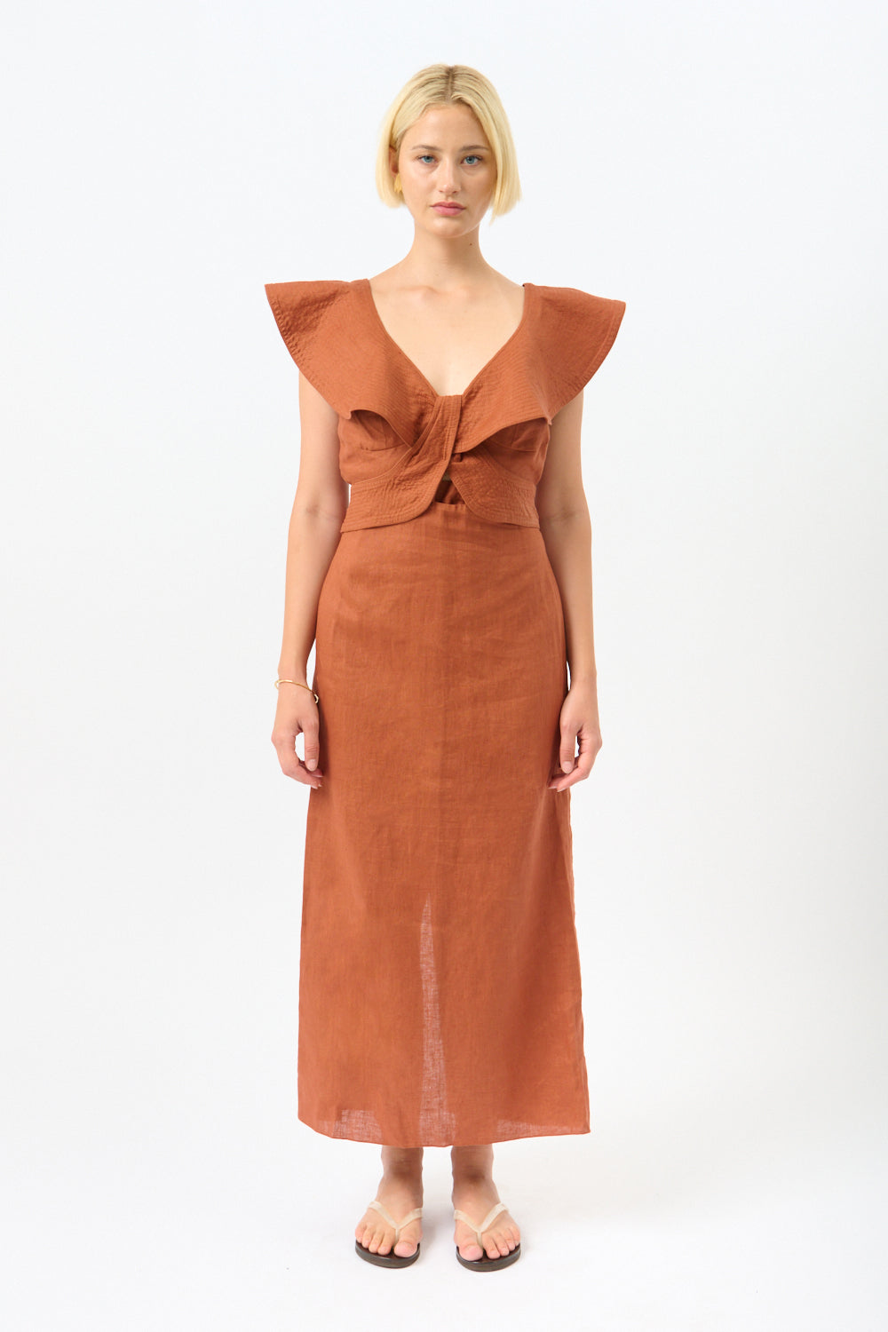 Johanna Ortiz Kilimanjaro Midi Dress - Bessette