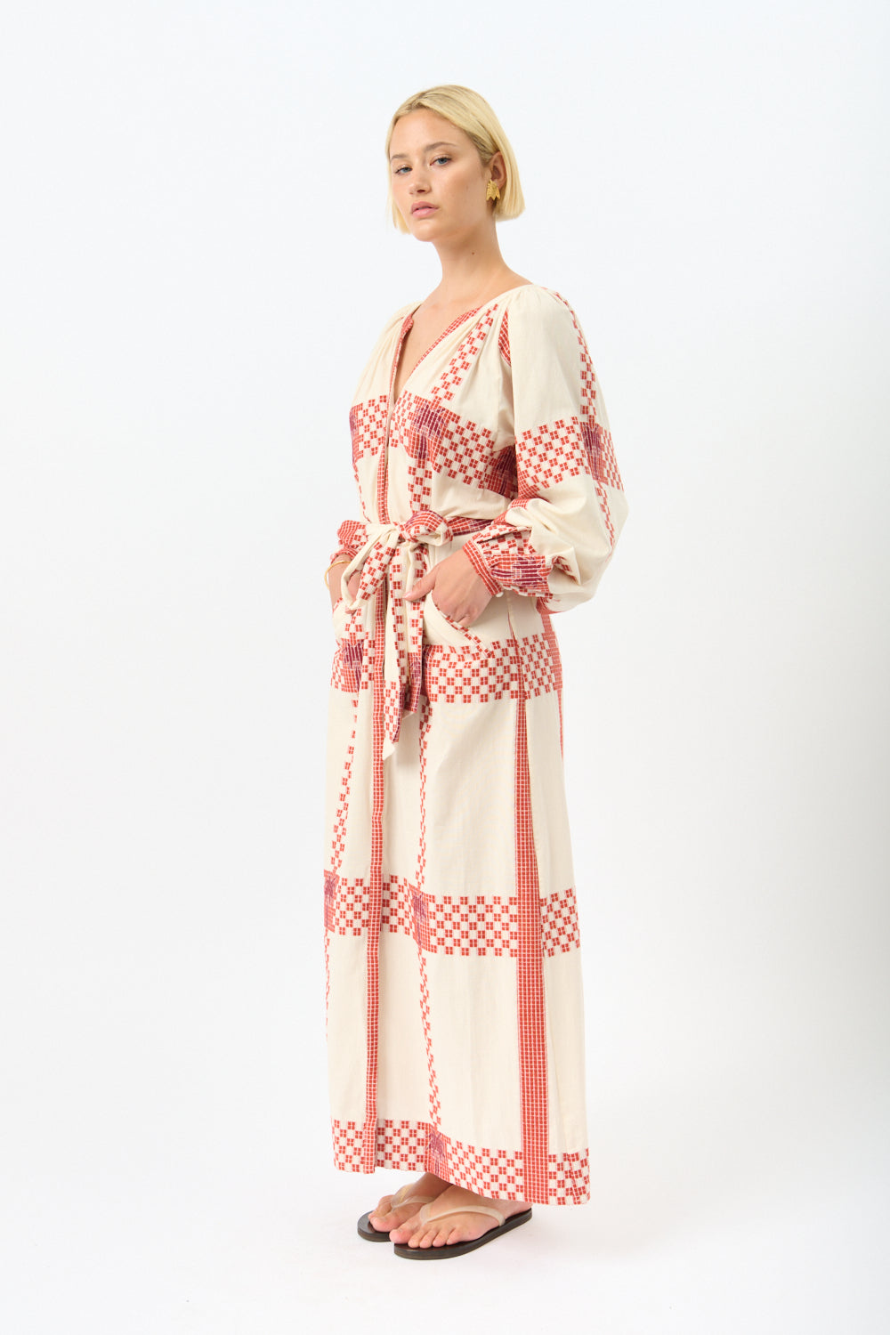Johanna Ortiz Diosa Geométrica Tunic Dress