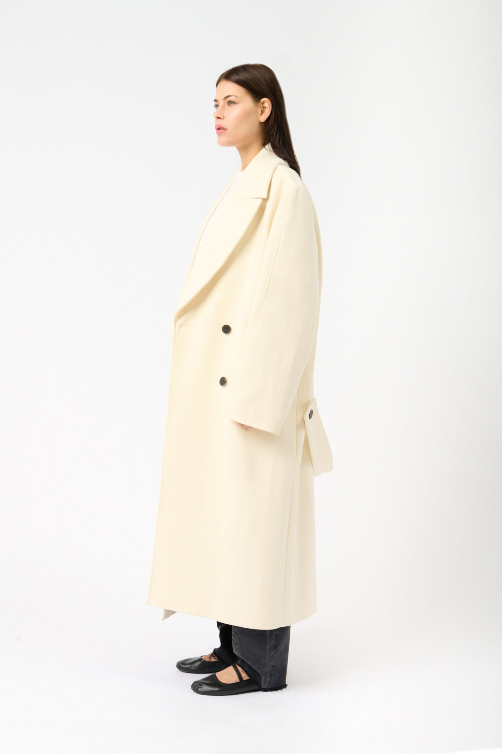 Róhe Double-Breasted Wool Coat - Bessette